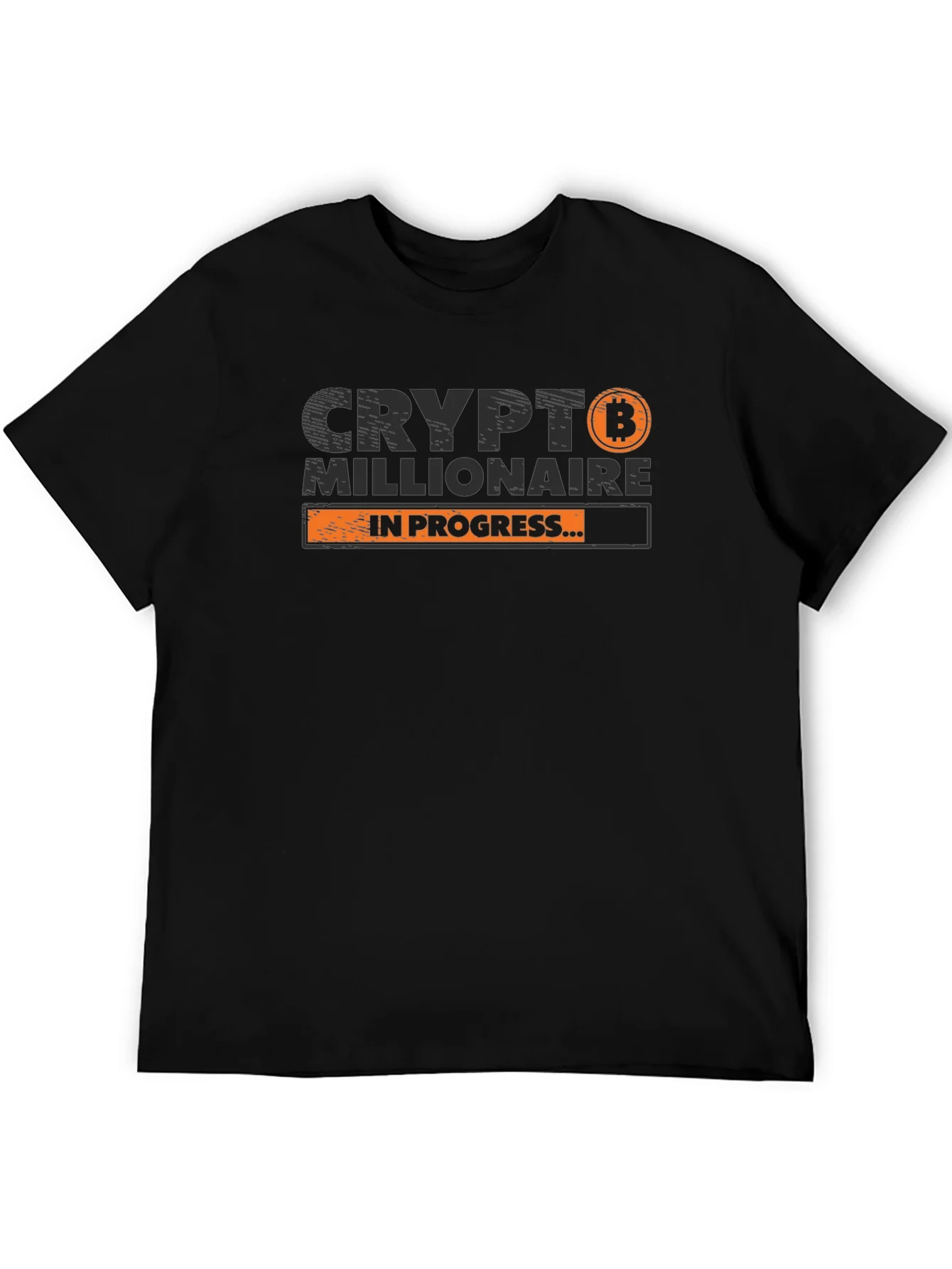 Rebbecca Crypto Millionaire in Progress T-Shirt - Black