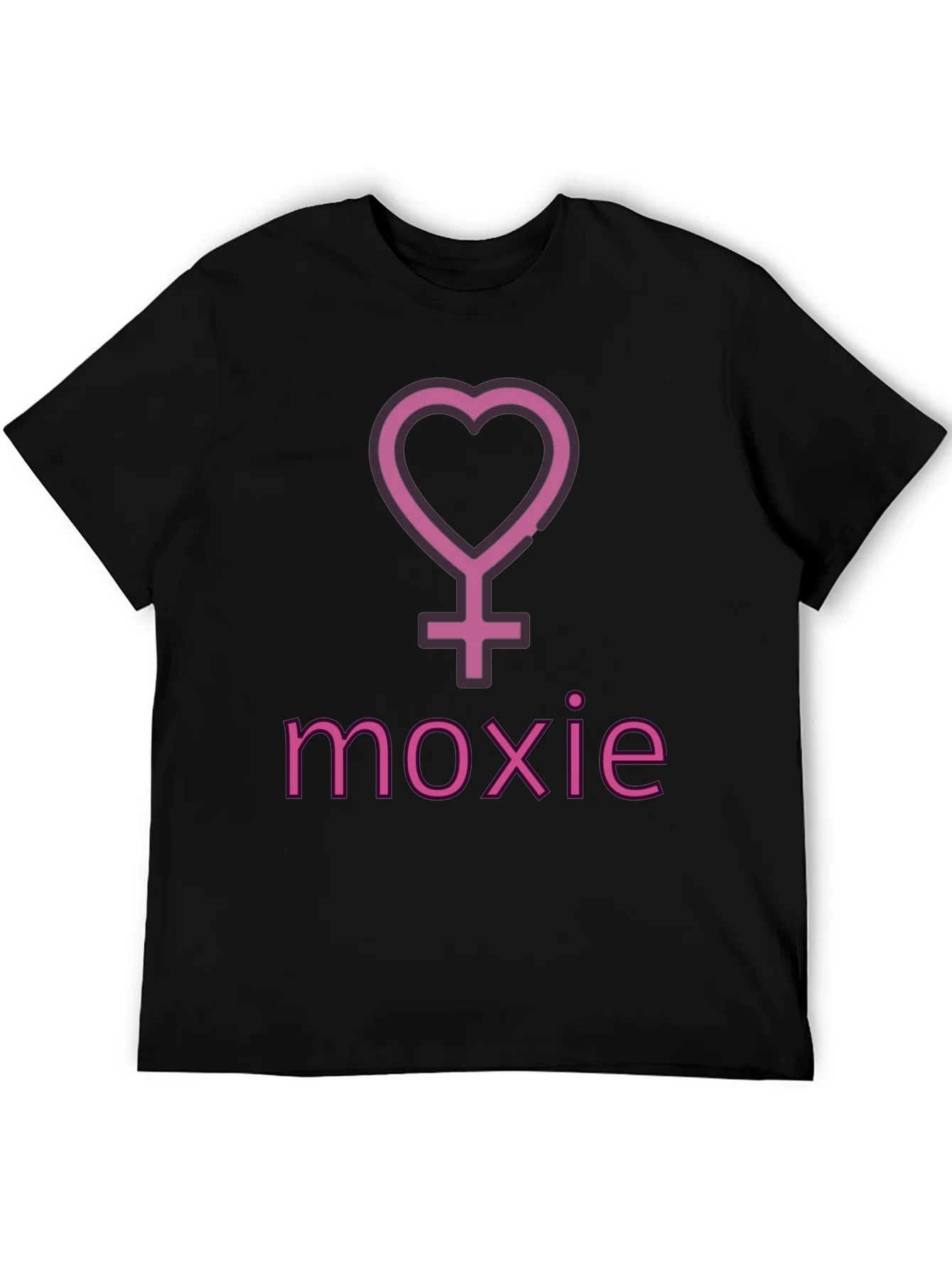 Camiseta Negra Moxie S¨ªmbolo Femenino Coraz¨®n