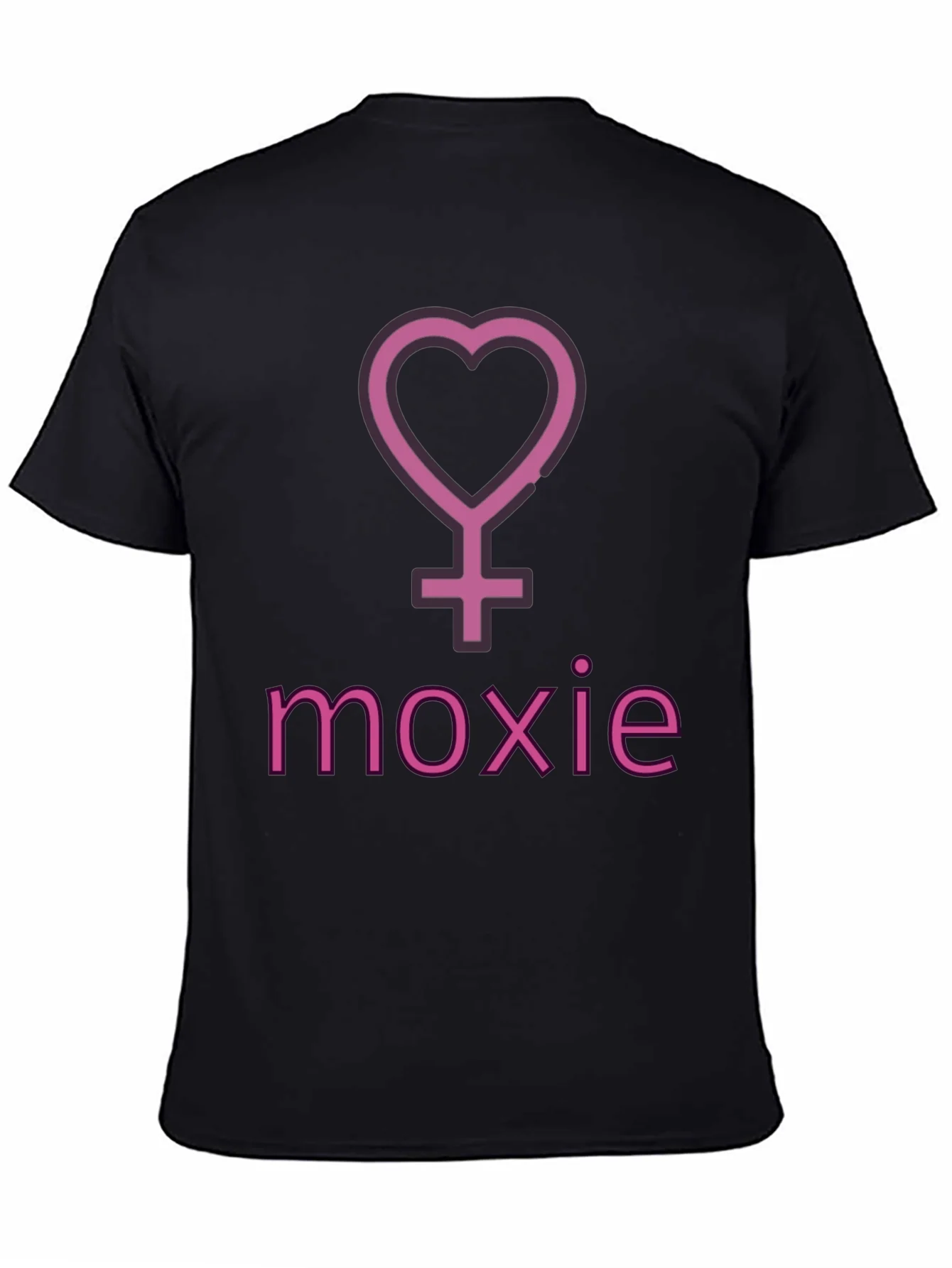 Camiseta Negra Moxie S¨ªmbolo Femenino Coraz¨®n