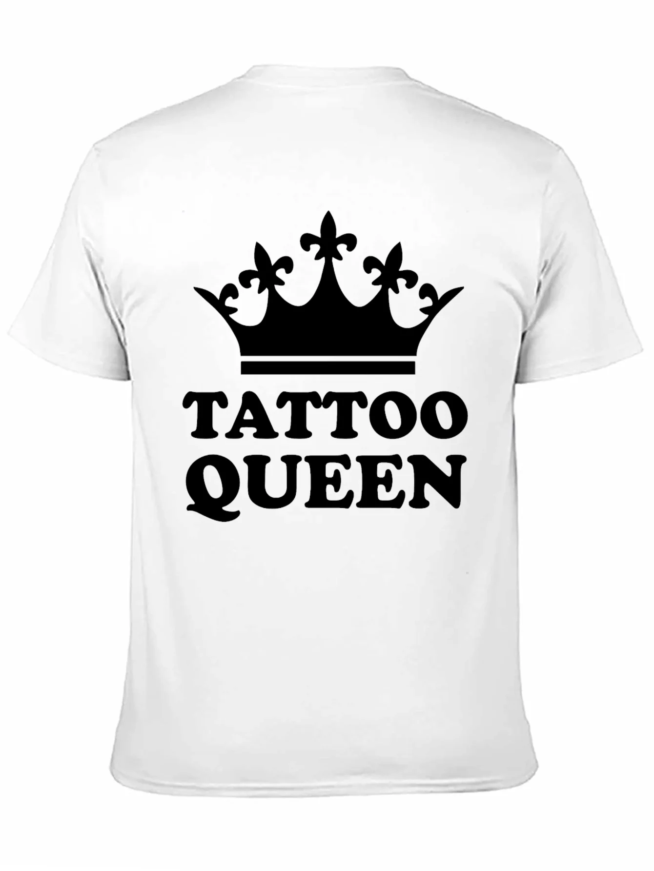 Camiseta Negra Tattoo Queen con Corona