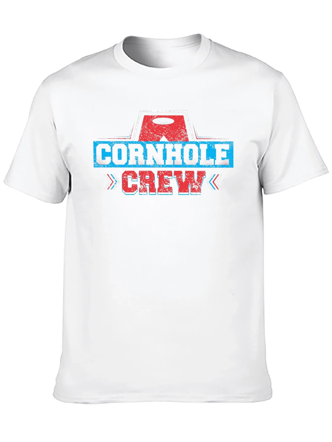 Camiseta Negra Cornhole Crew