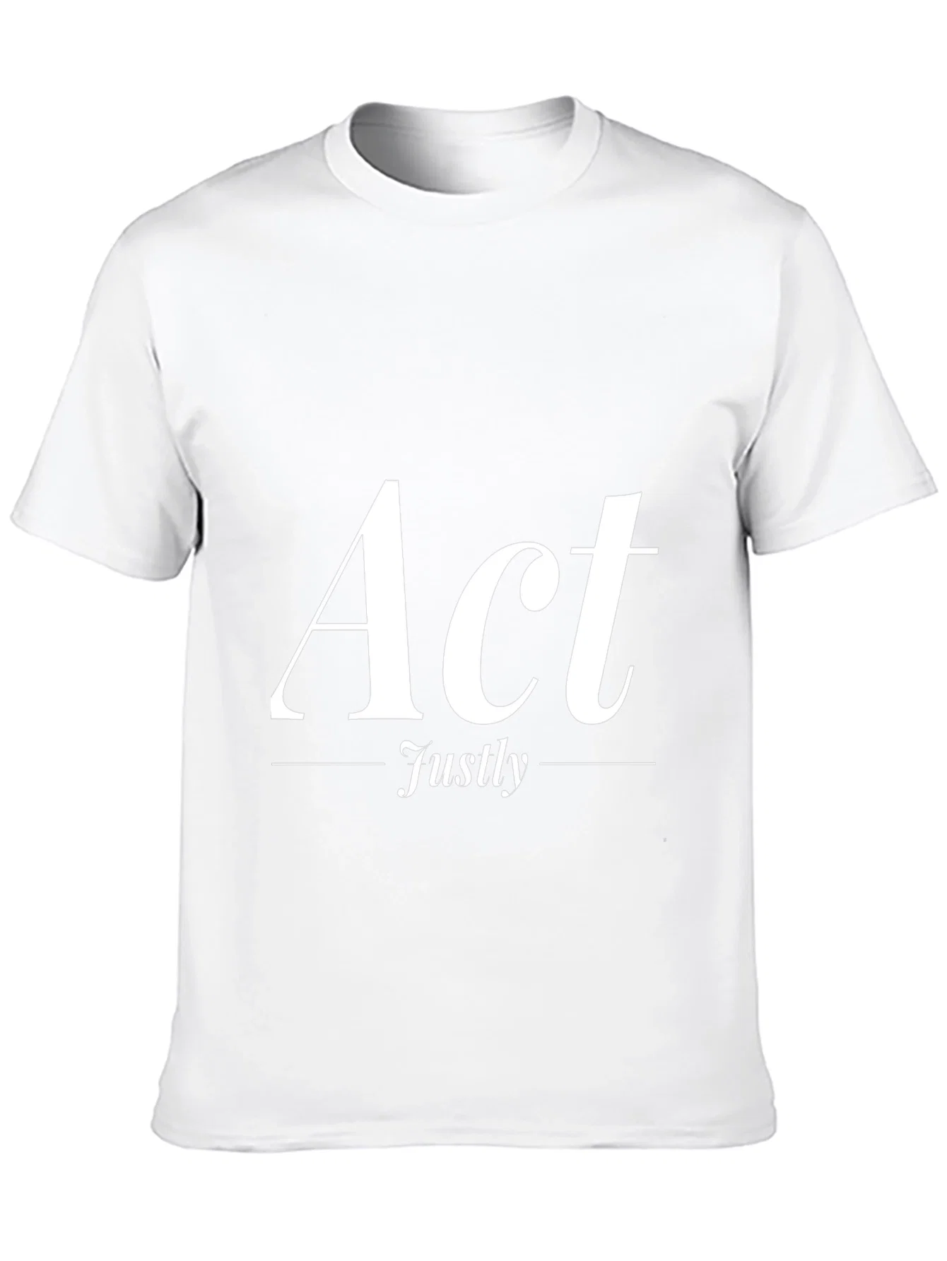 Rebbecca Act Justly Graphic Tee - Stylish & Meaningful