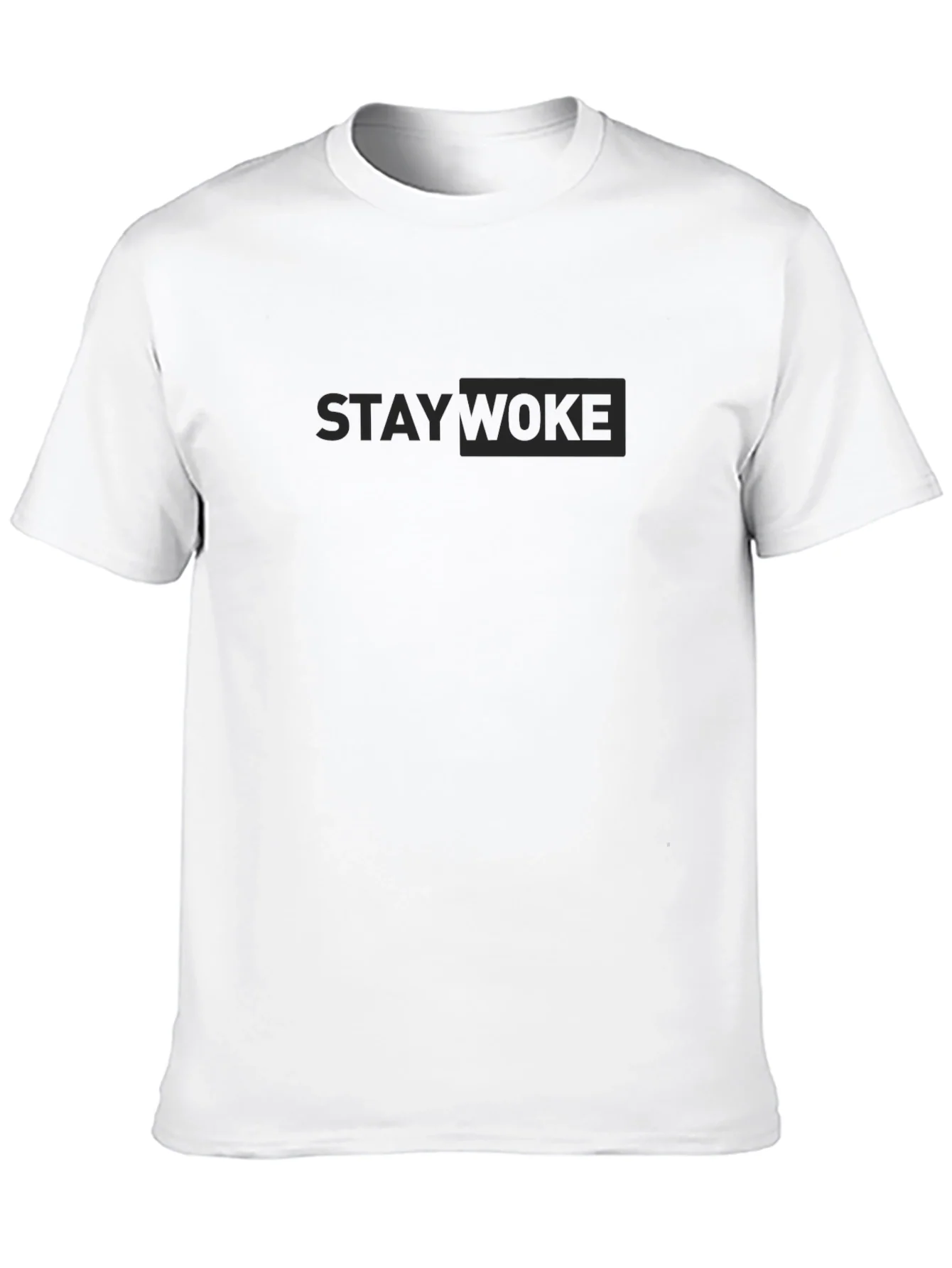 Rebbecca Stay Woke Black Graphic Tee