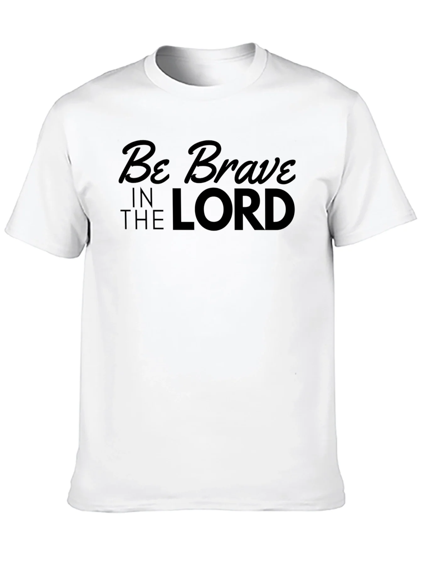 Camiseta Negra: S¨¦ Valiente en el Se?or