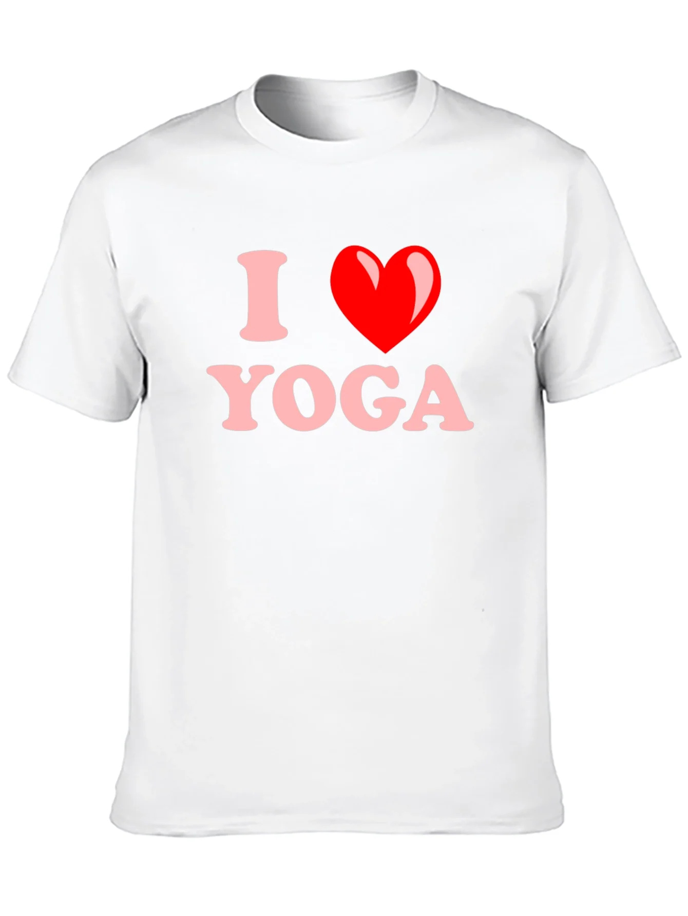 Camiseta Negra I Love Yoga para Hombre