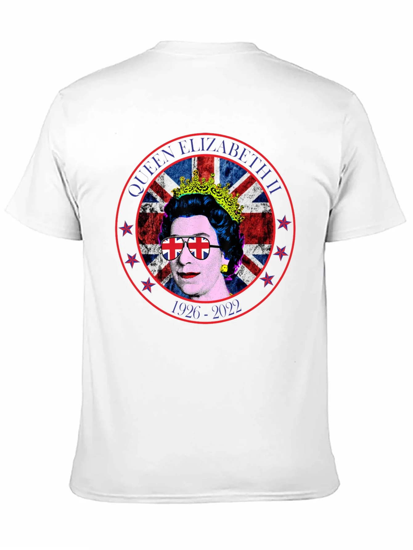 Camiseta Reina Isabel II - Tributo Pop Art