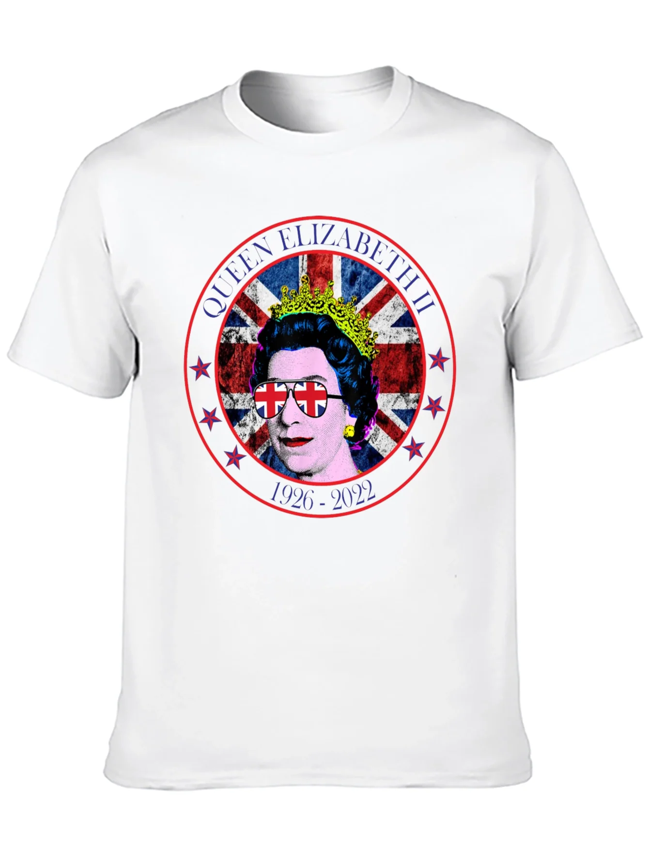 Camiseta Reina Isabel II - Tributo Pop Art