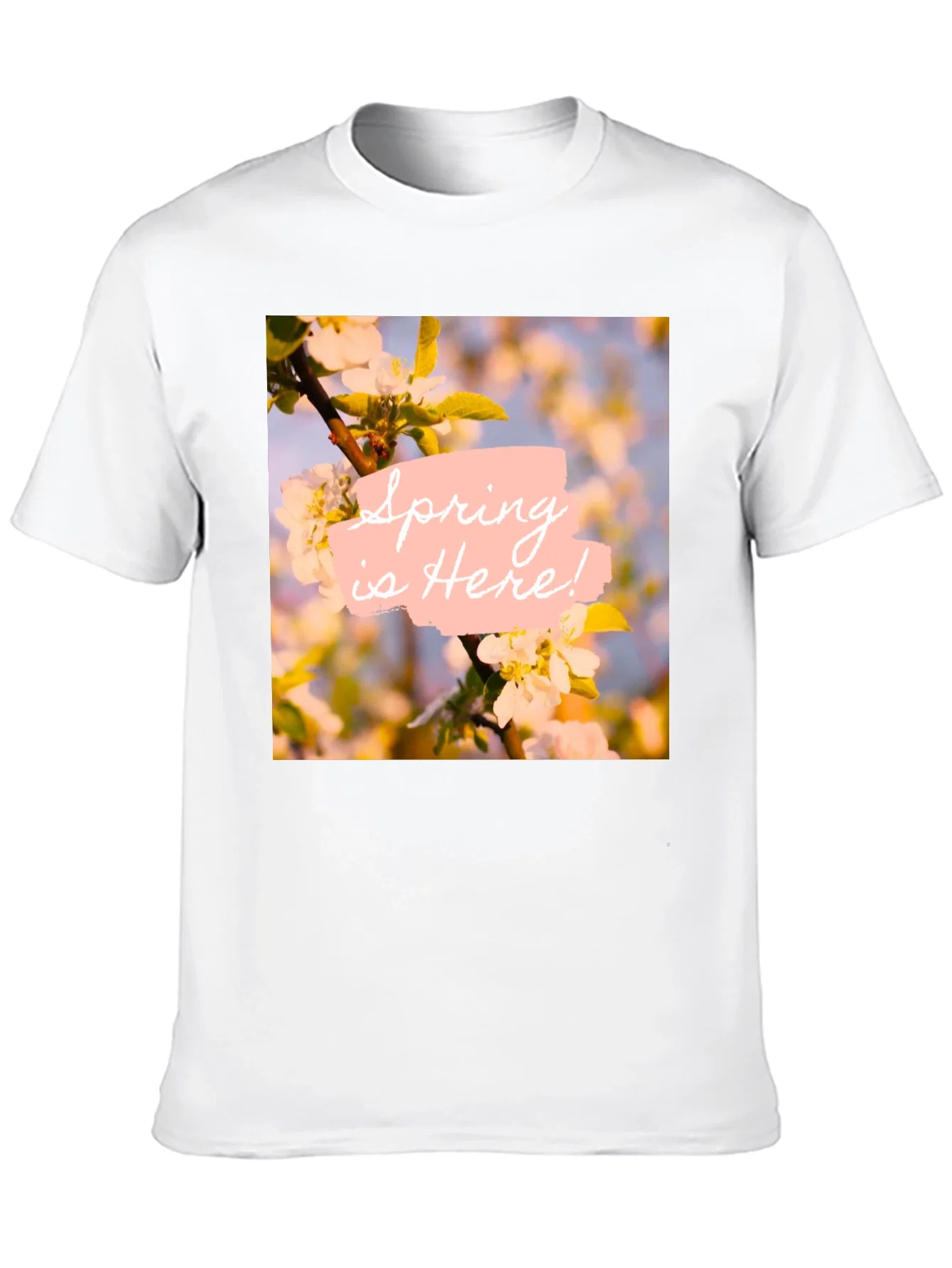 Rebbecca Spring is Here! Graphic T-Shirt - Black