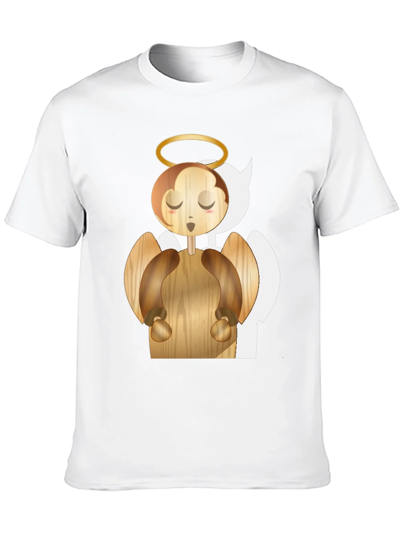 Rebbecca Angel Graphic Tee - Whimsical Wood Design