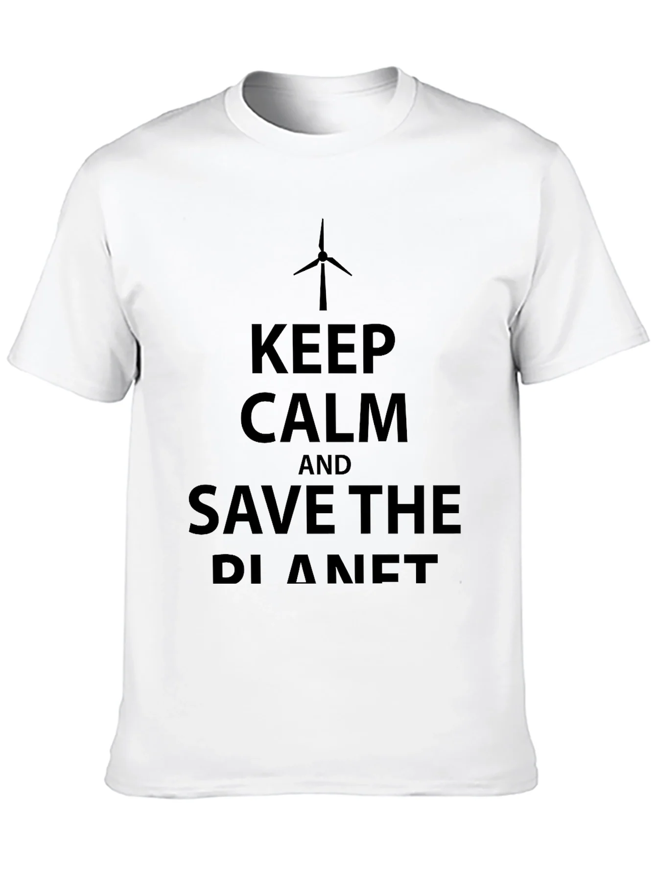 Rebbecca Keep Calm and Save the Planet Graphic T-Shirt