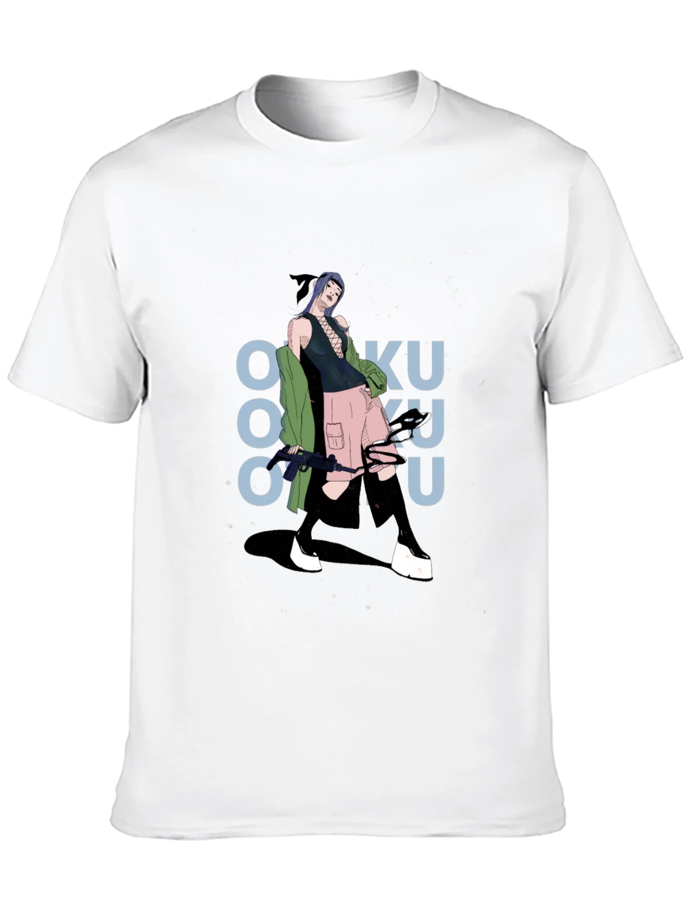 Rebbecca Graphic Print Tee: Anime Inspired Streetwear