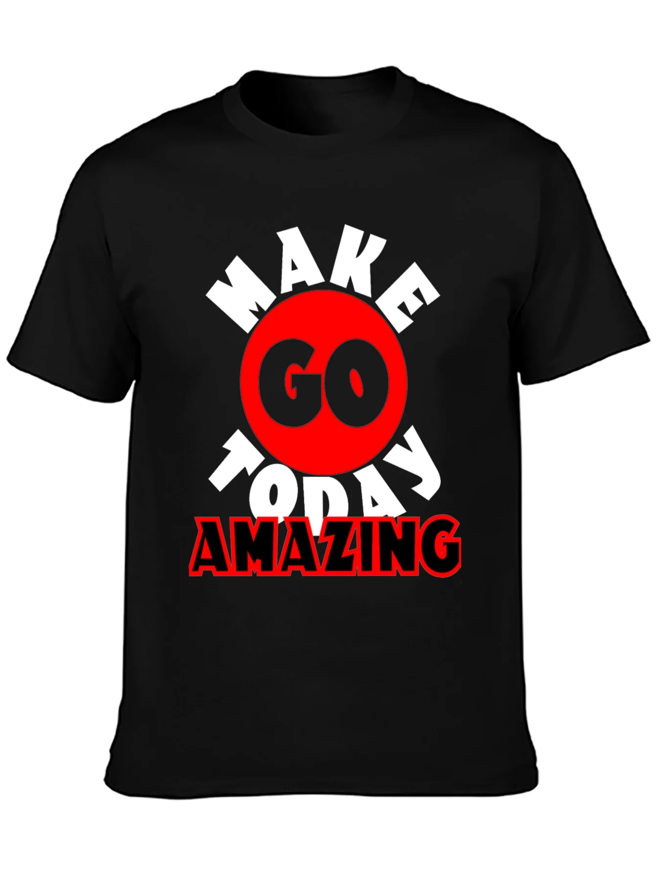 Camiseta Negra Motivacional Make Today Amazing