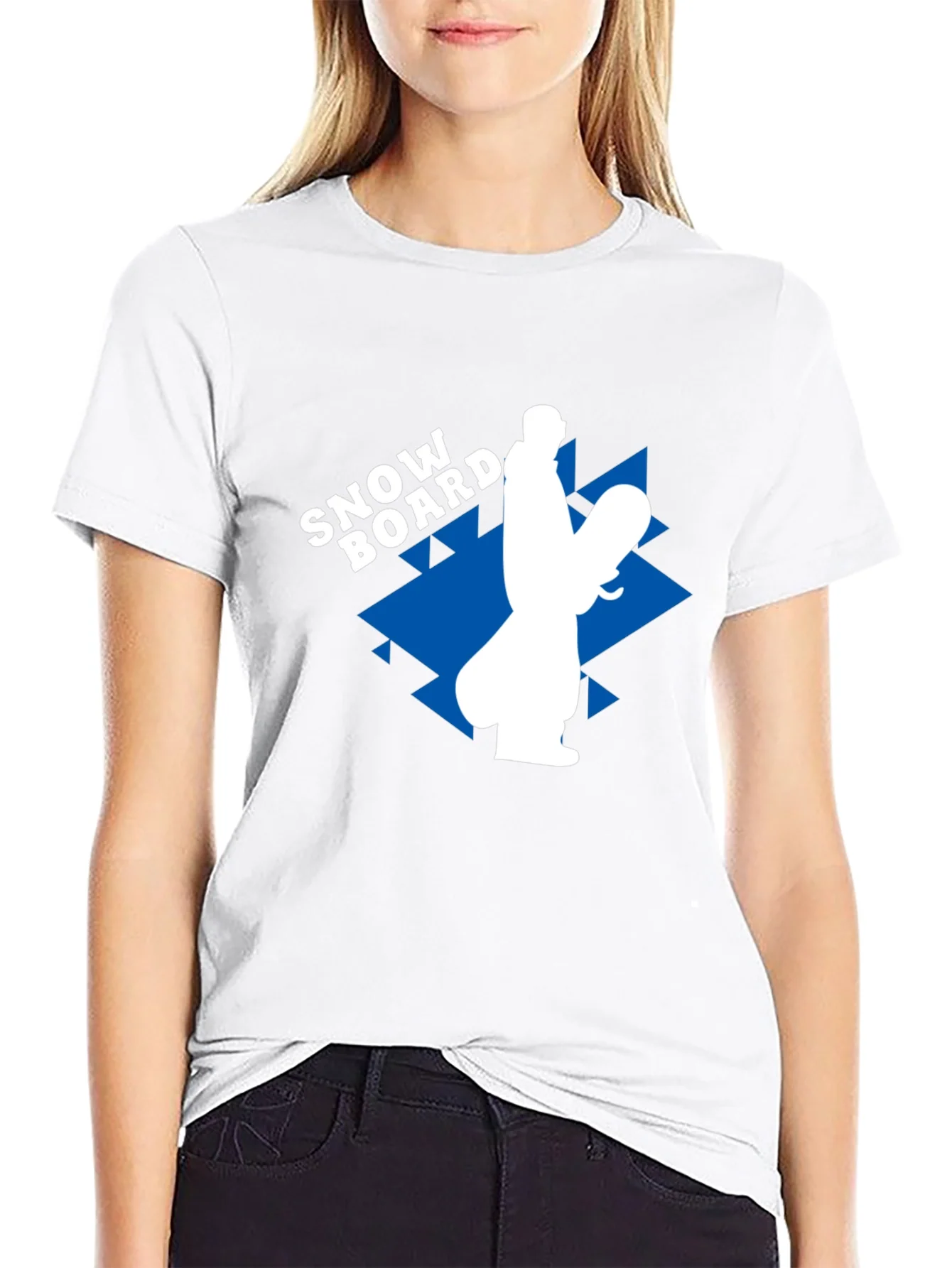 Rebbecca Snowboard Graphic Tee - Black Casual T-Shirt