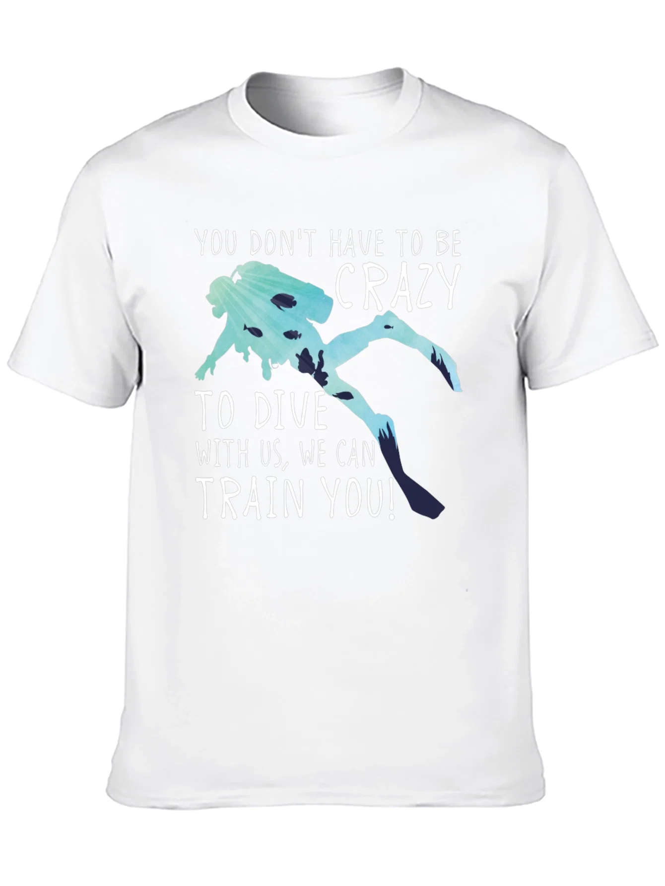 Rebbecca Funny Diving T-Shirt: No Crazy Divers Needed!