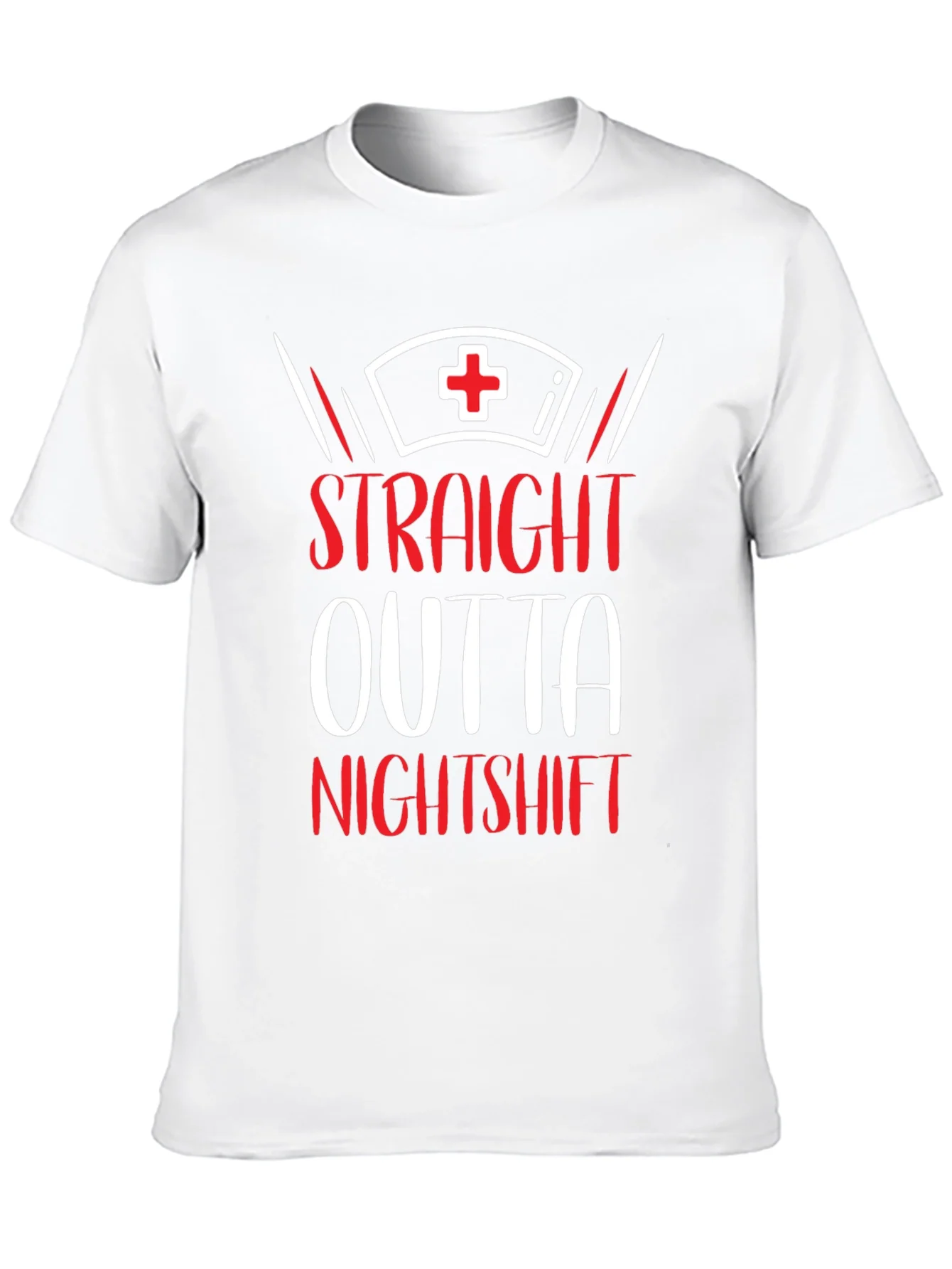 Camiseta Straight Outta Nightshift para Enfermer¨ªa