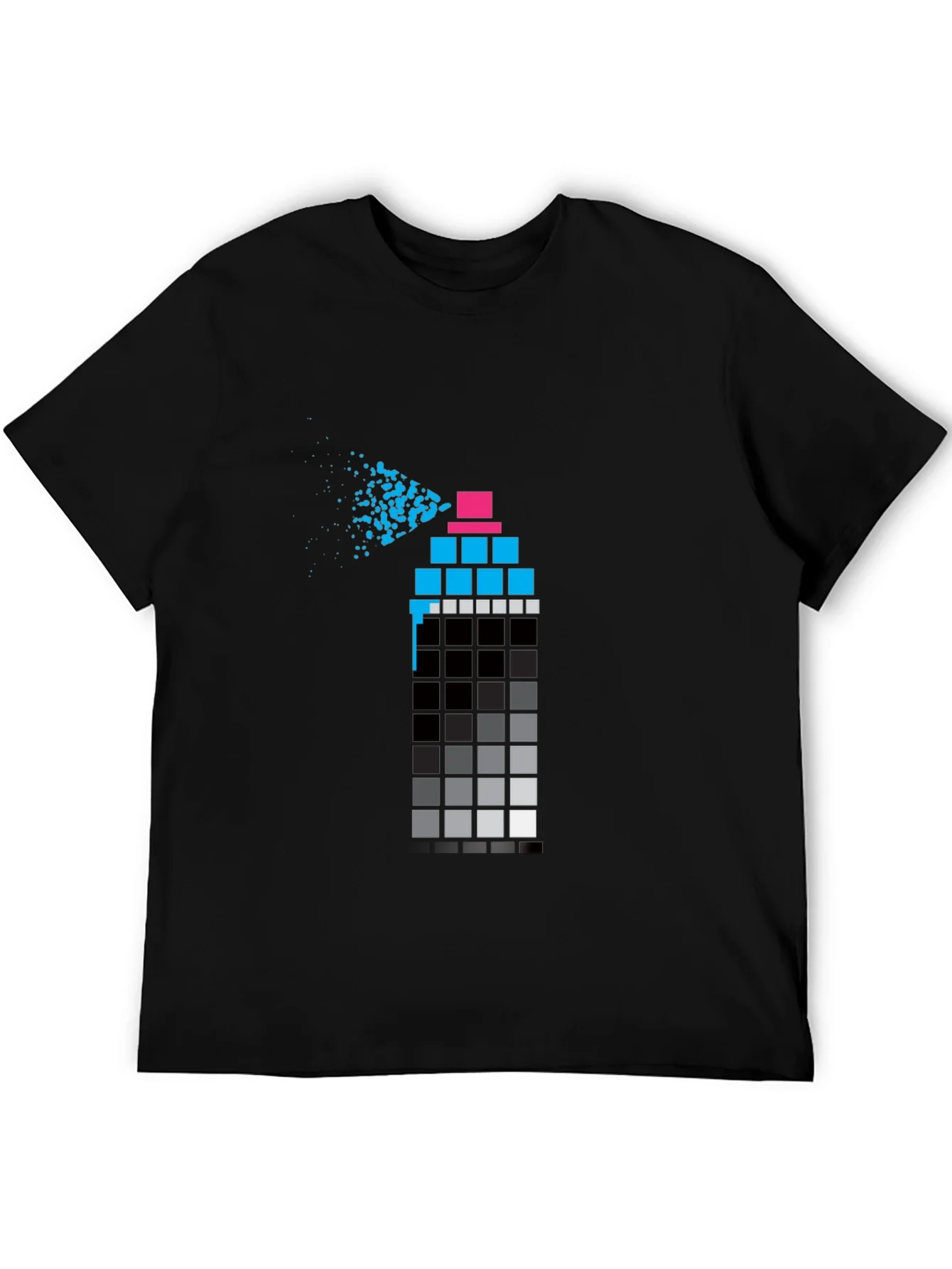 Rebbecca Pixel Spray Paint Can Graphic Tee