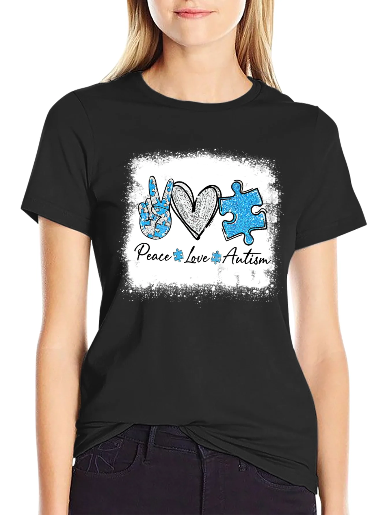 Camiseta Paz Amor Autismo