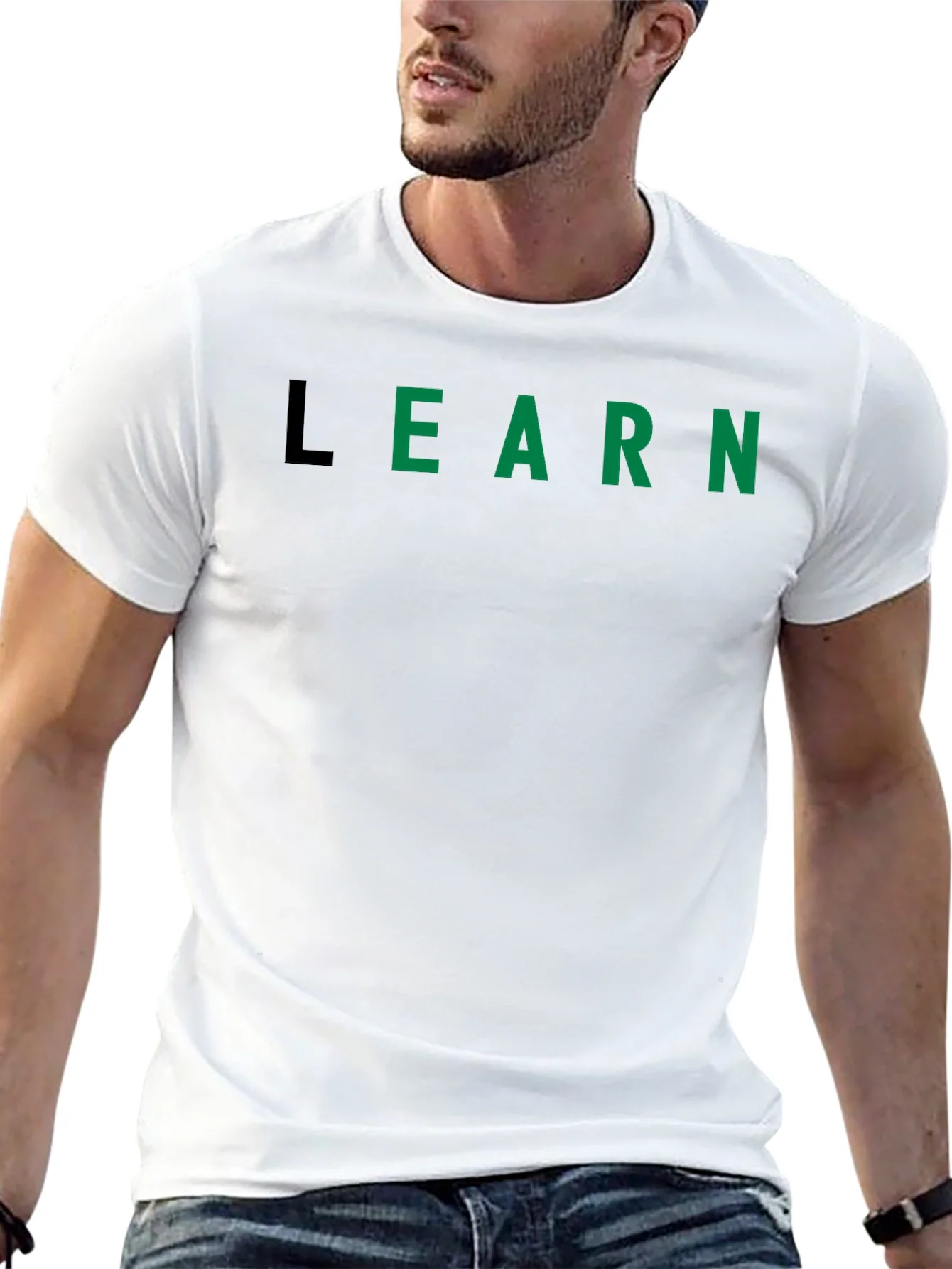 Rebbecca Learn Black Tee - Education & Style