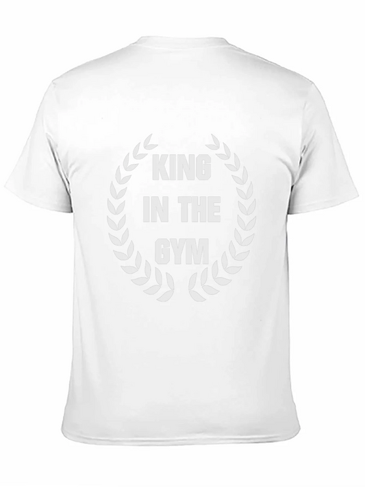 Camiseta Negra King in the Gym para Hombre