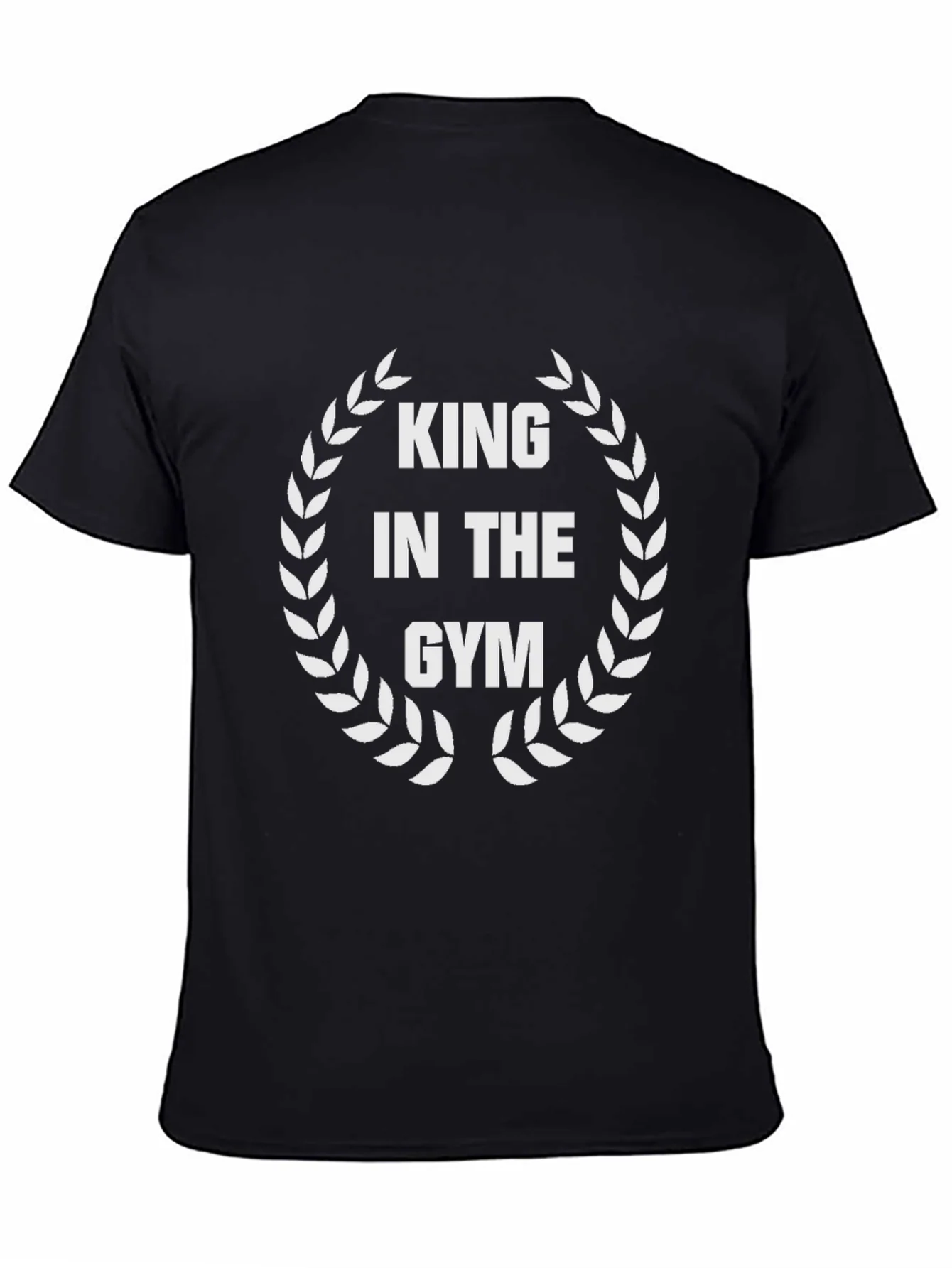 Camiseta Negra King in the Gym para Hombre