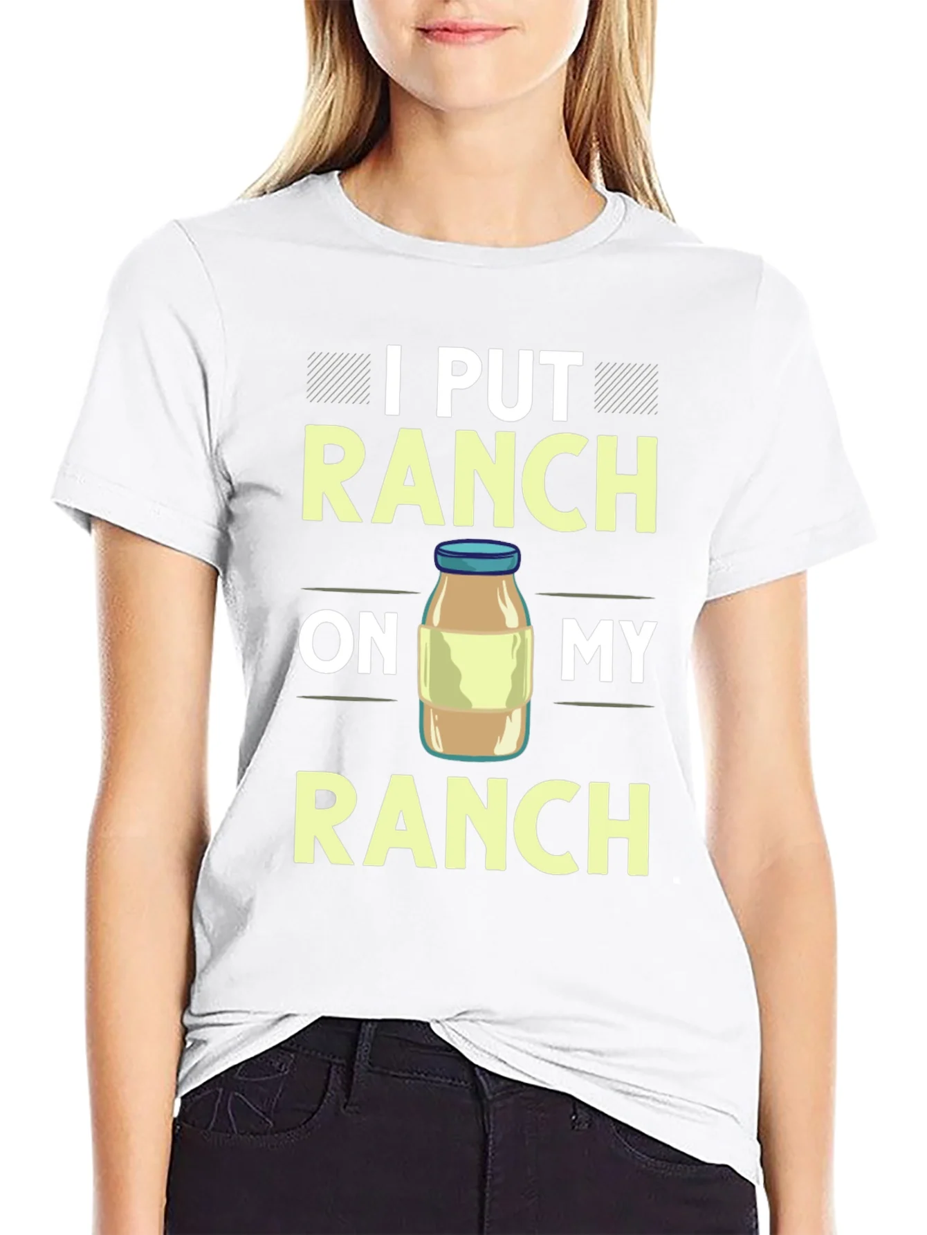 Camiseta Negra: Pongo Ranch en Mi Ranch
