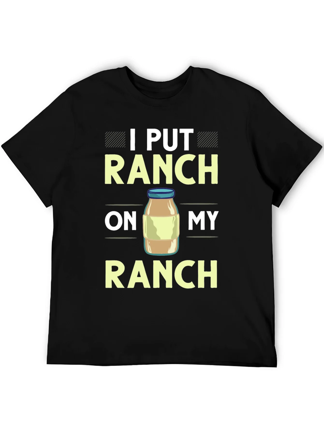 Camiseta Negra: Pongo Ranch en Mi Ranch