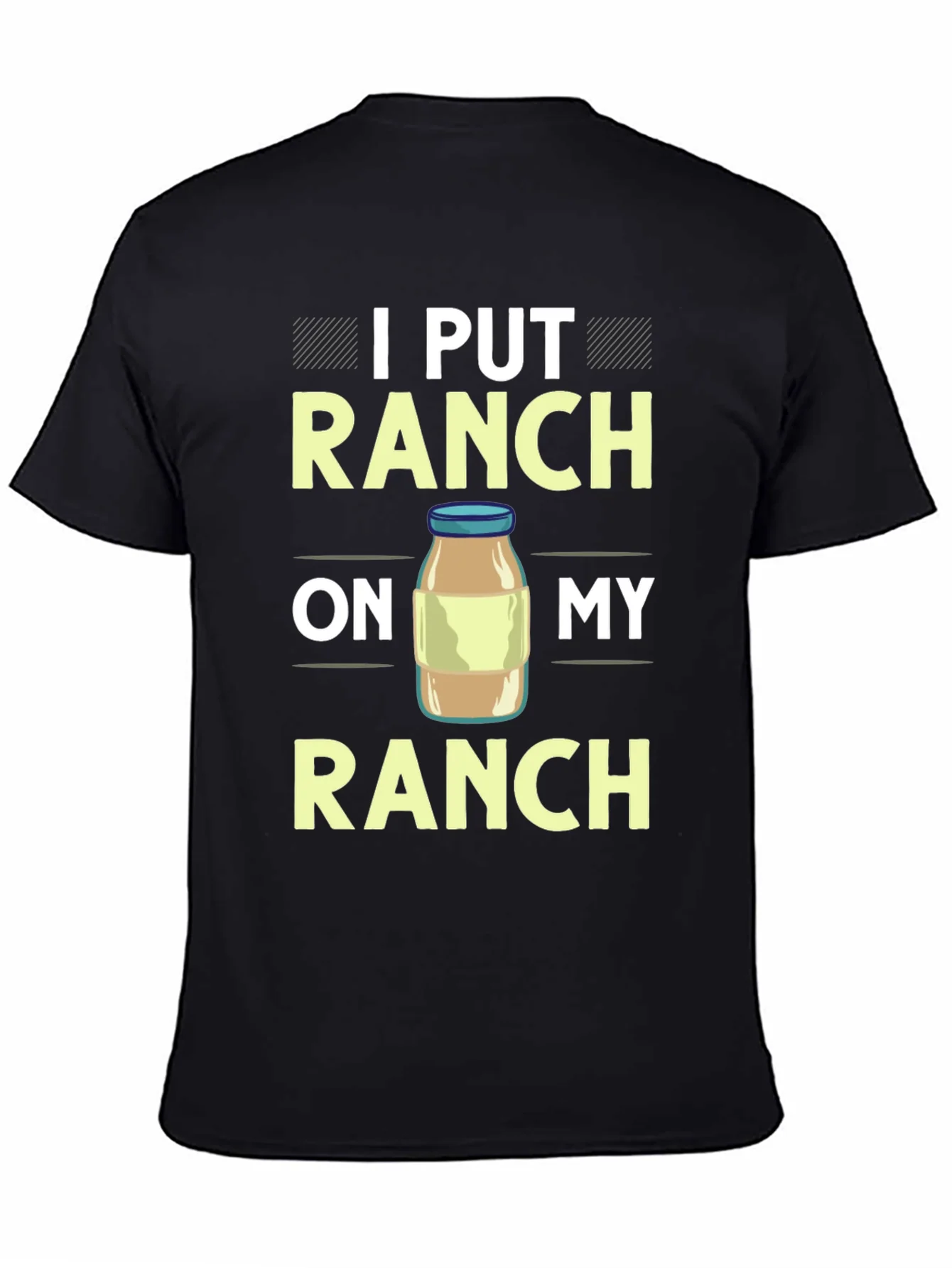 Camiseta Negra: Pongo Ranch en Mi Ranch