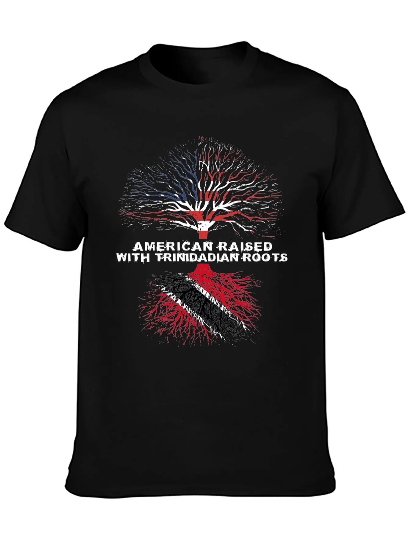 Camiseta Hombre Americano Ra¨ªces Trinidad