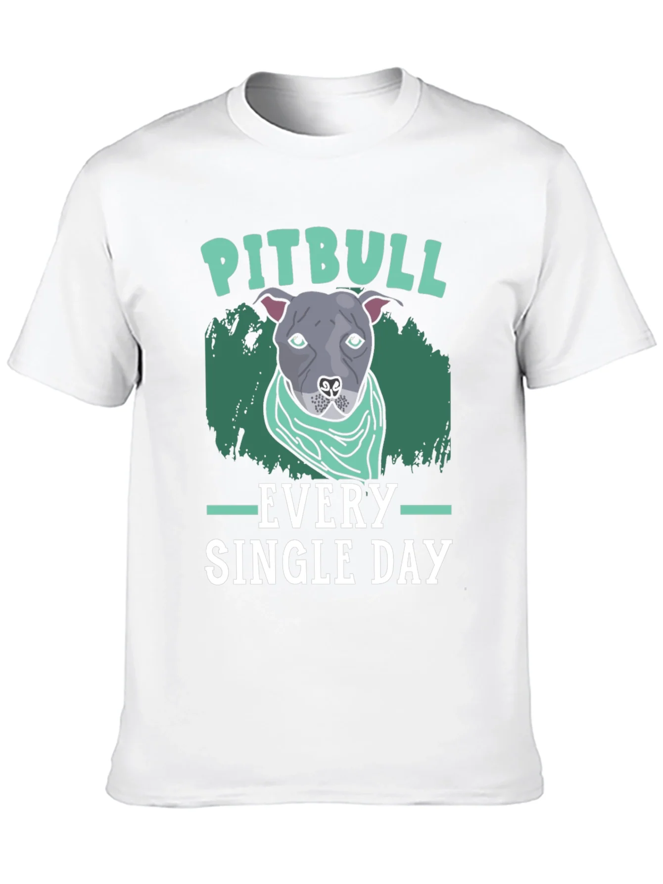 Camiseta Negra con Dise?o de Pitbull