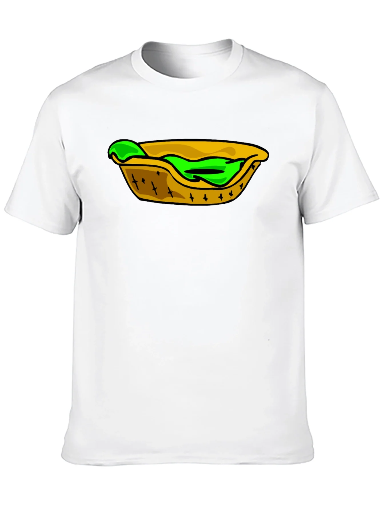 Camiseta Negra con Dise?o de Comida Mexicana