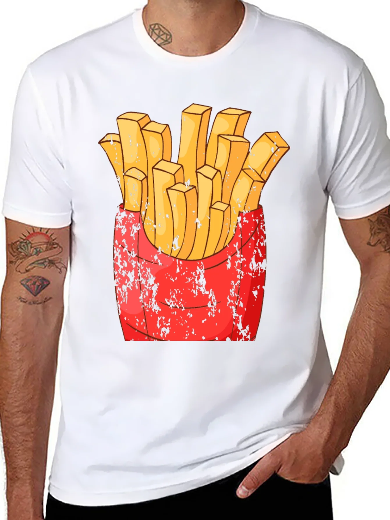 Rebbecca French Fries Graphic Tee - Unisex Casual Shirt