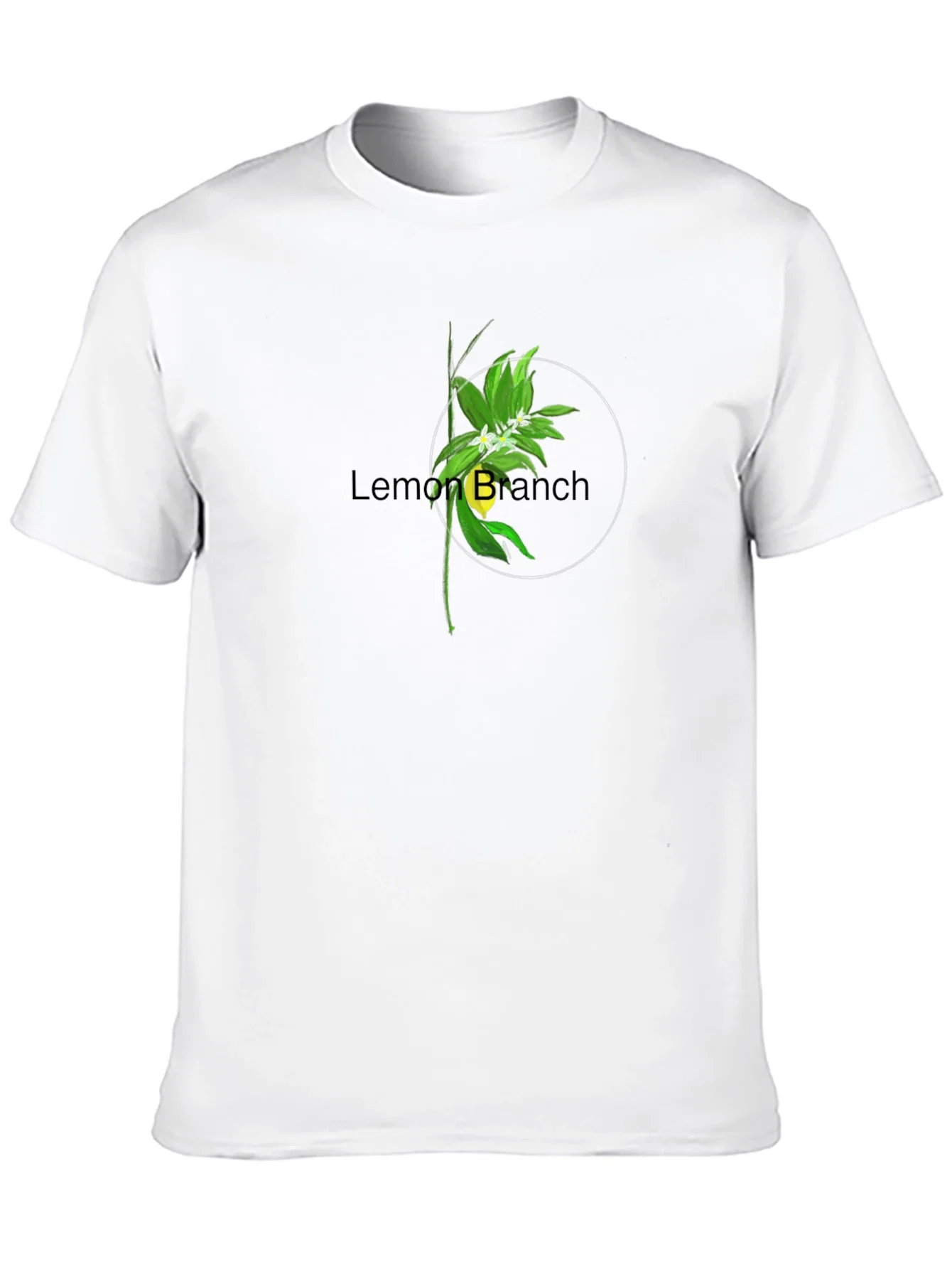 Rebbecca Lemon Branch Graphic Tee - Stylish Black T-Shirt