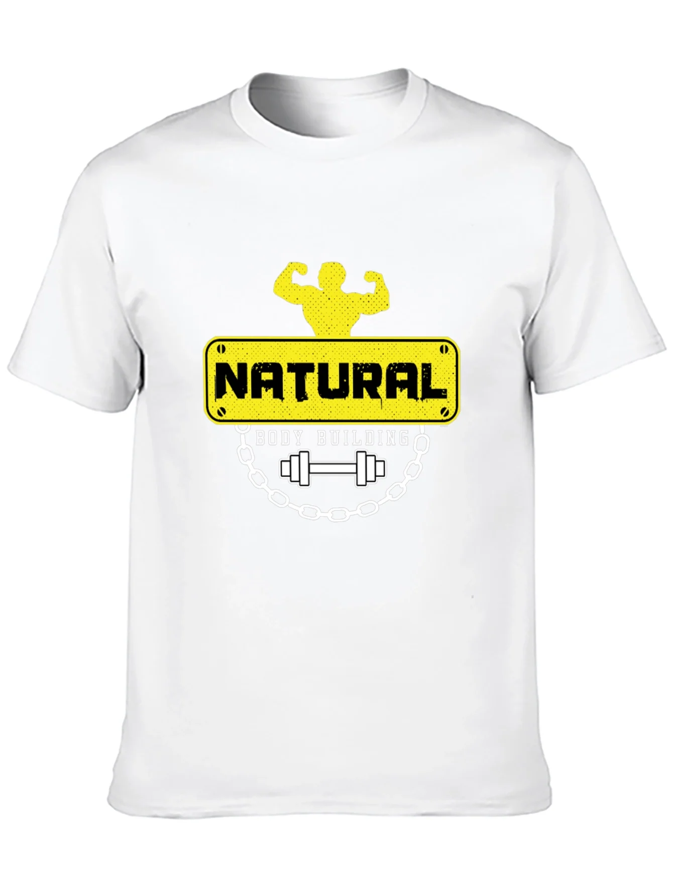 Camiseta Negra Natural Bodybuilding