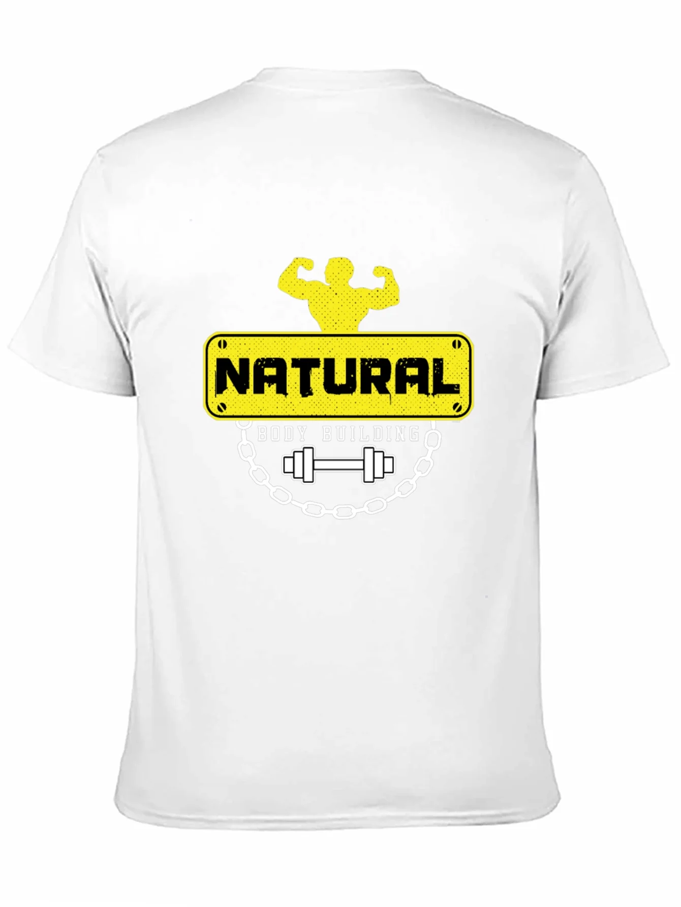 Camiseta Negra Natural Bodybuilding