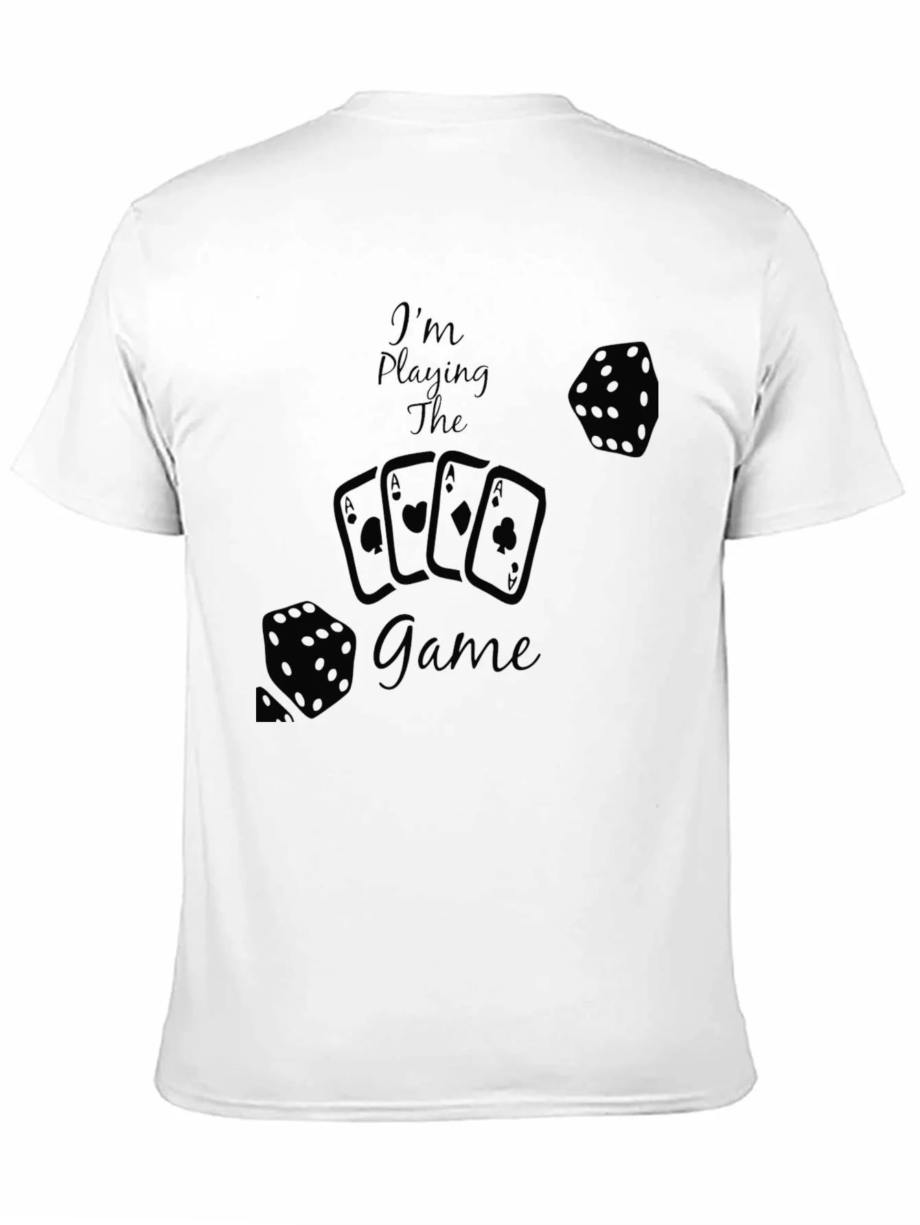 Camiseta Negra Juego de Azar