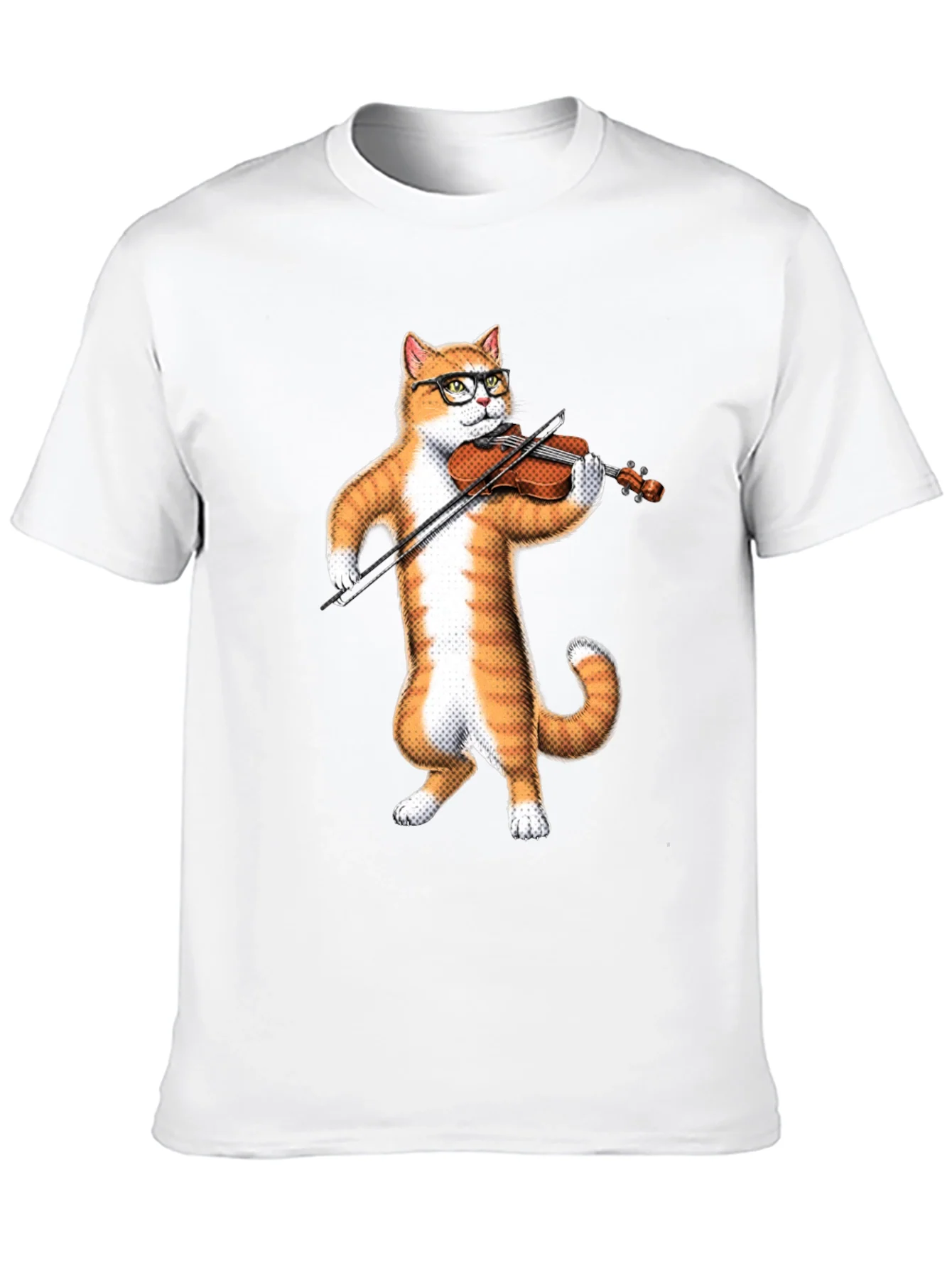Rebbecca Cat Playing Violin T-Shirt