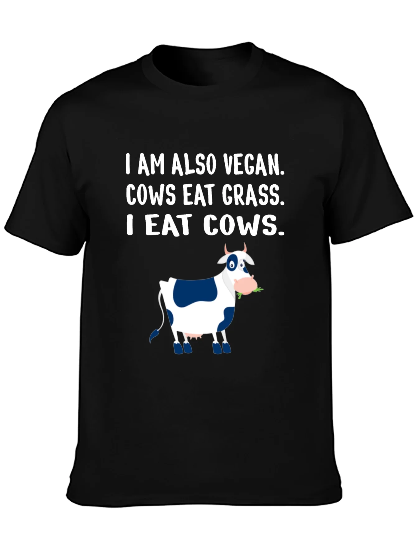 Camiseta Vegana Humor¨ªstica - Yo Tambi¨¦n Como Vacas