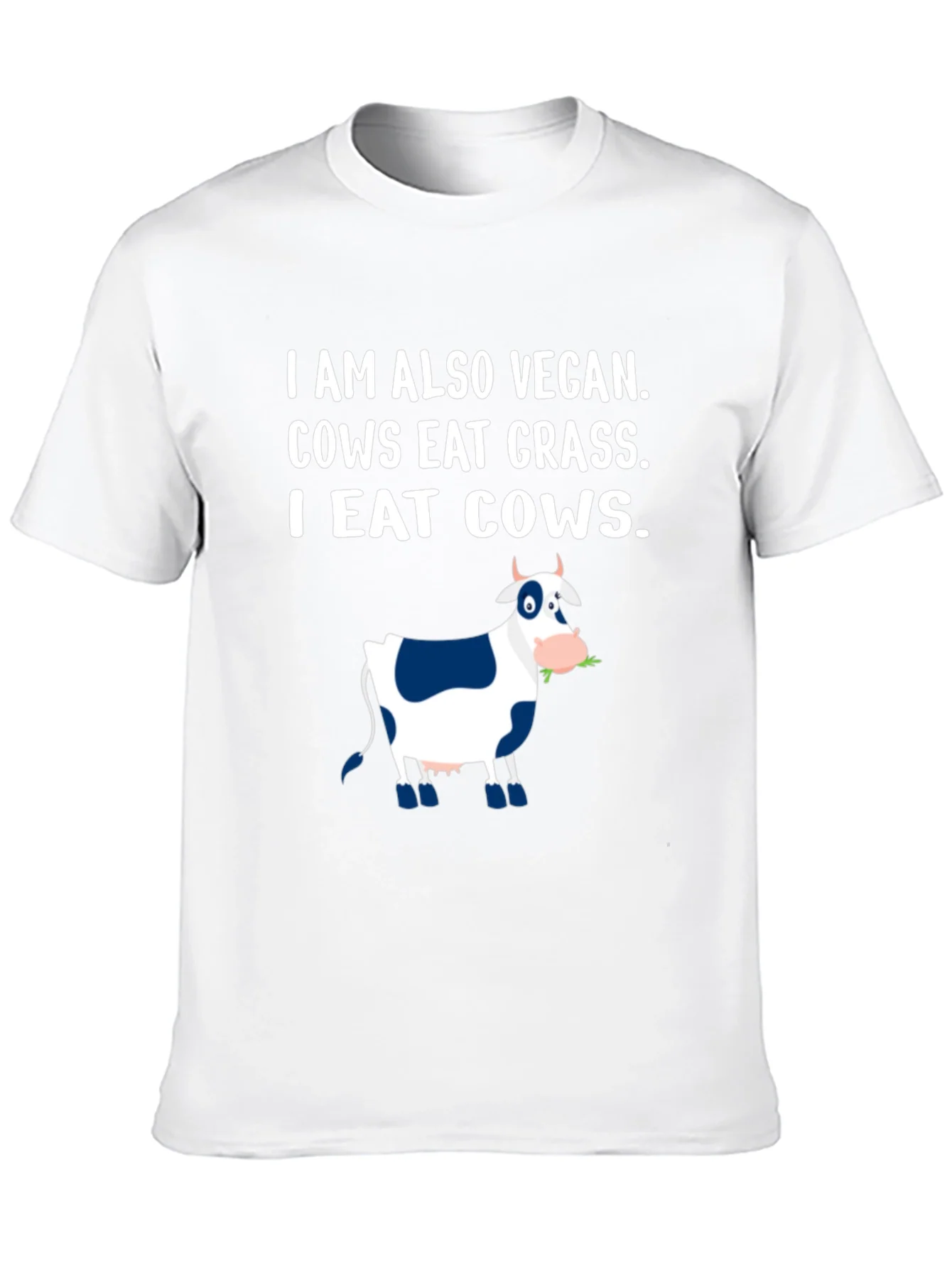 Camiseta Vegana Humor¨ªstica - Yo Tambi¨¦n Como Vacas