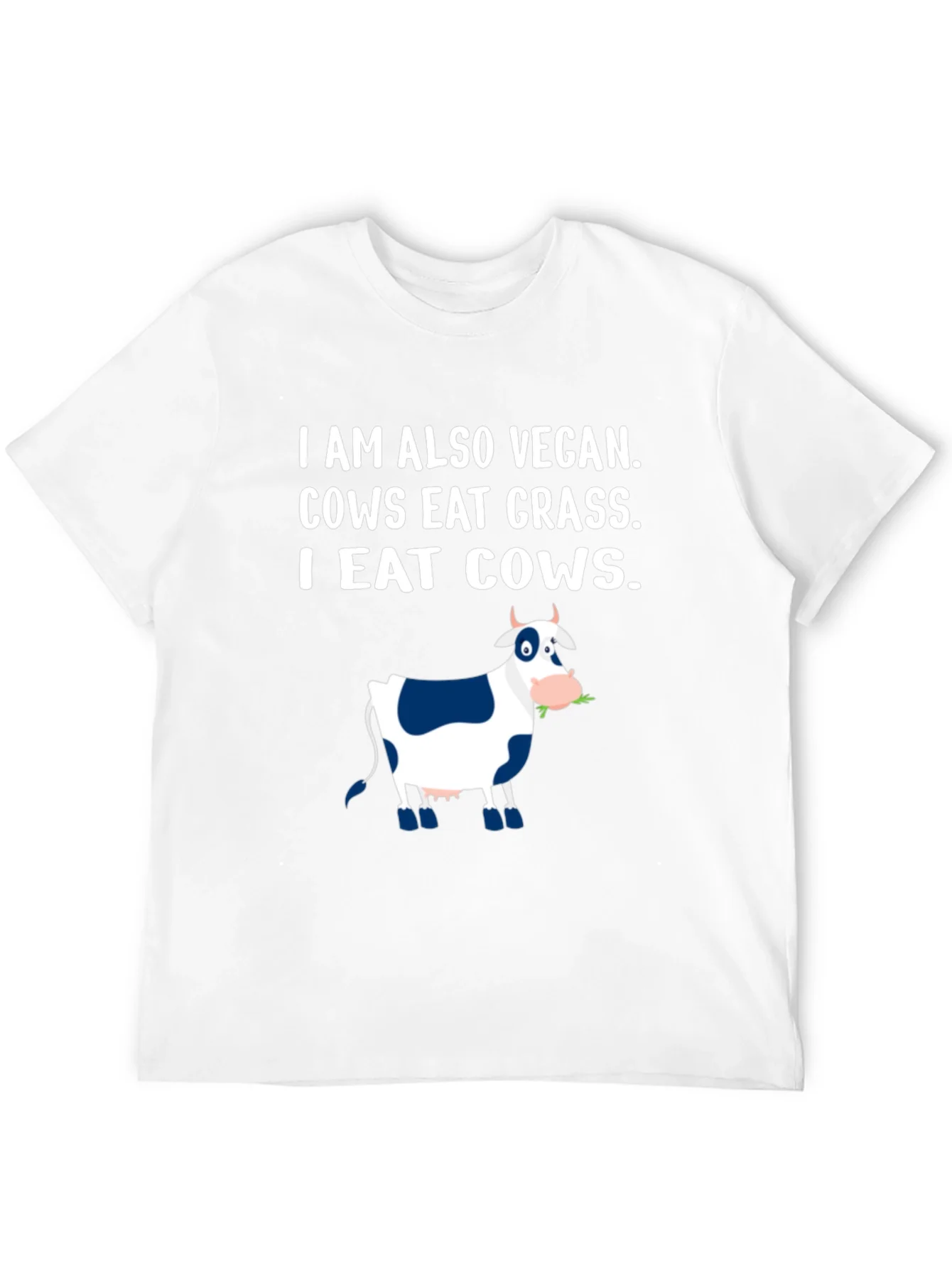 Camiseta Vegana Humor¨ªstica - Yo Tambi¨¦n Como Vacas