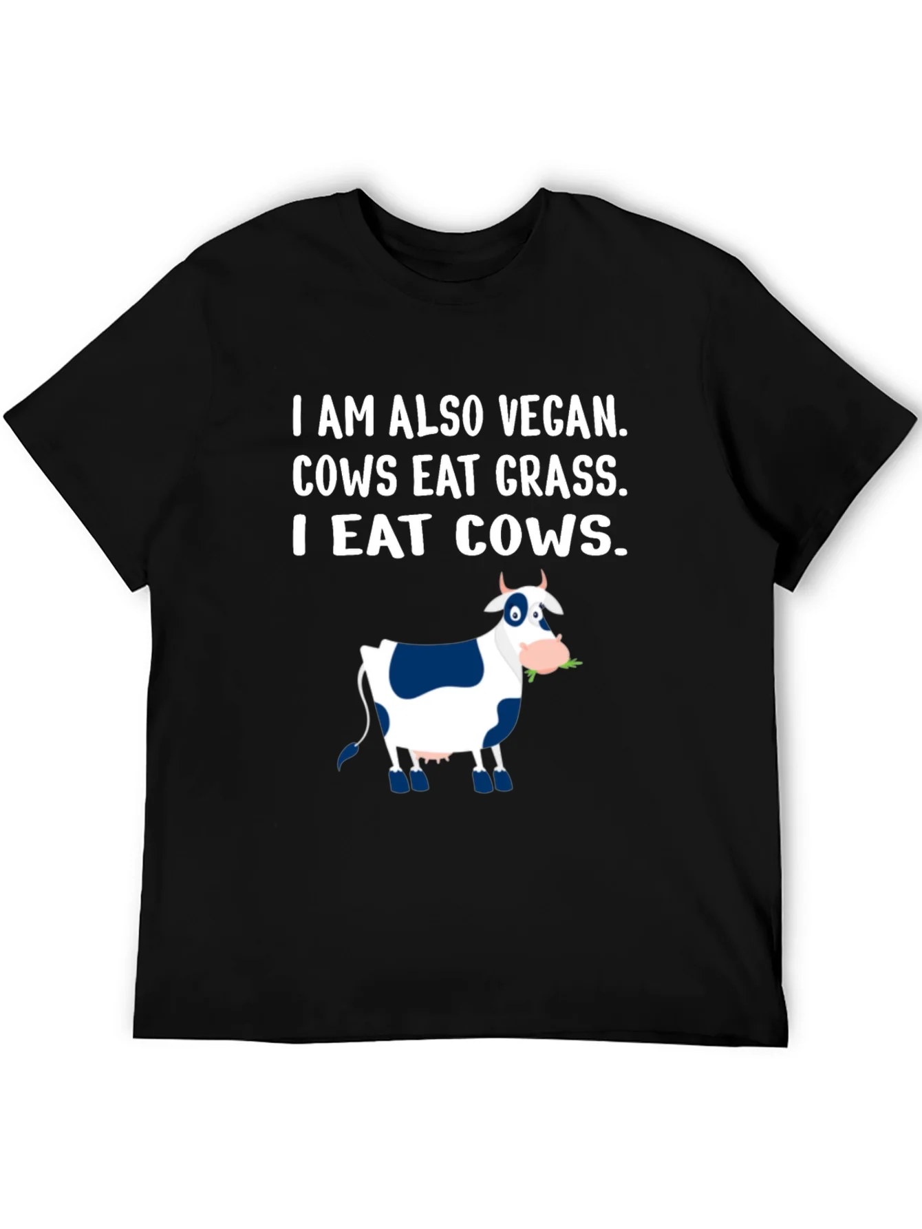 Camiseta Vegana Humor¨ªstica - Yo Tambi¨¦n Como Vacas