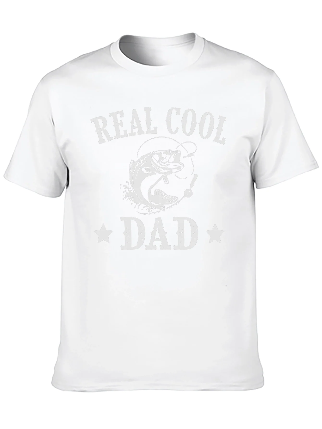 Camiseta Negra Real Cool Dad Pescador