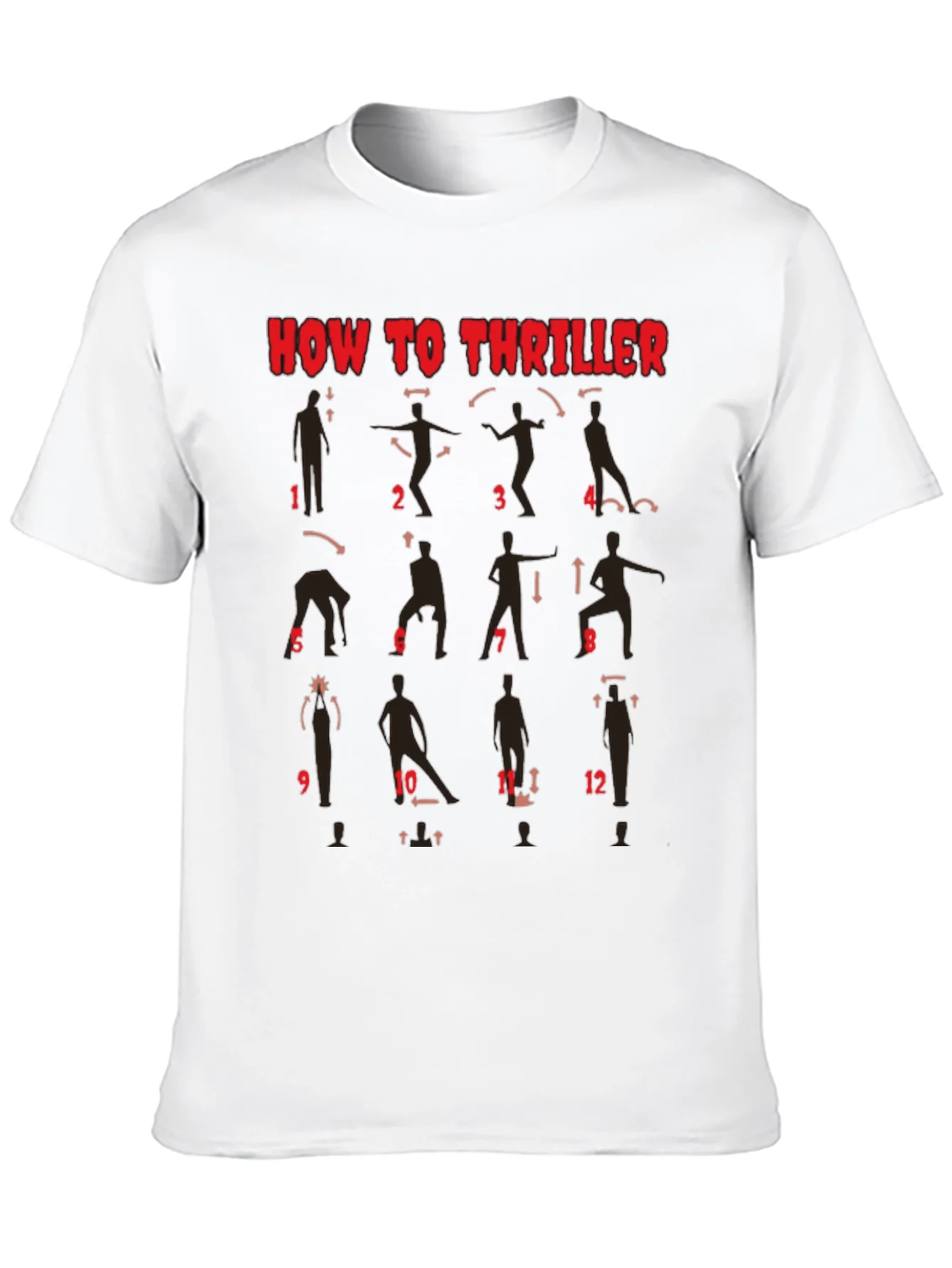 Rebbecca How to Thriller Dance Steps Graphic T-Shirt