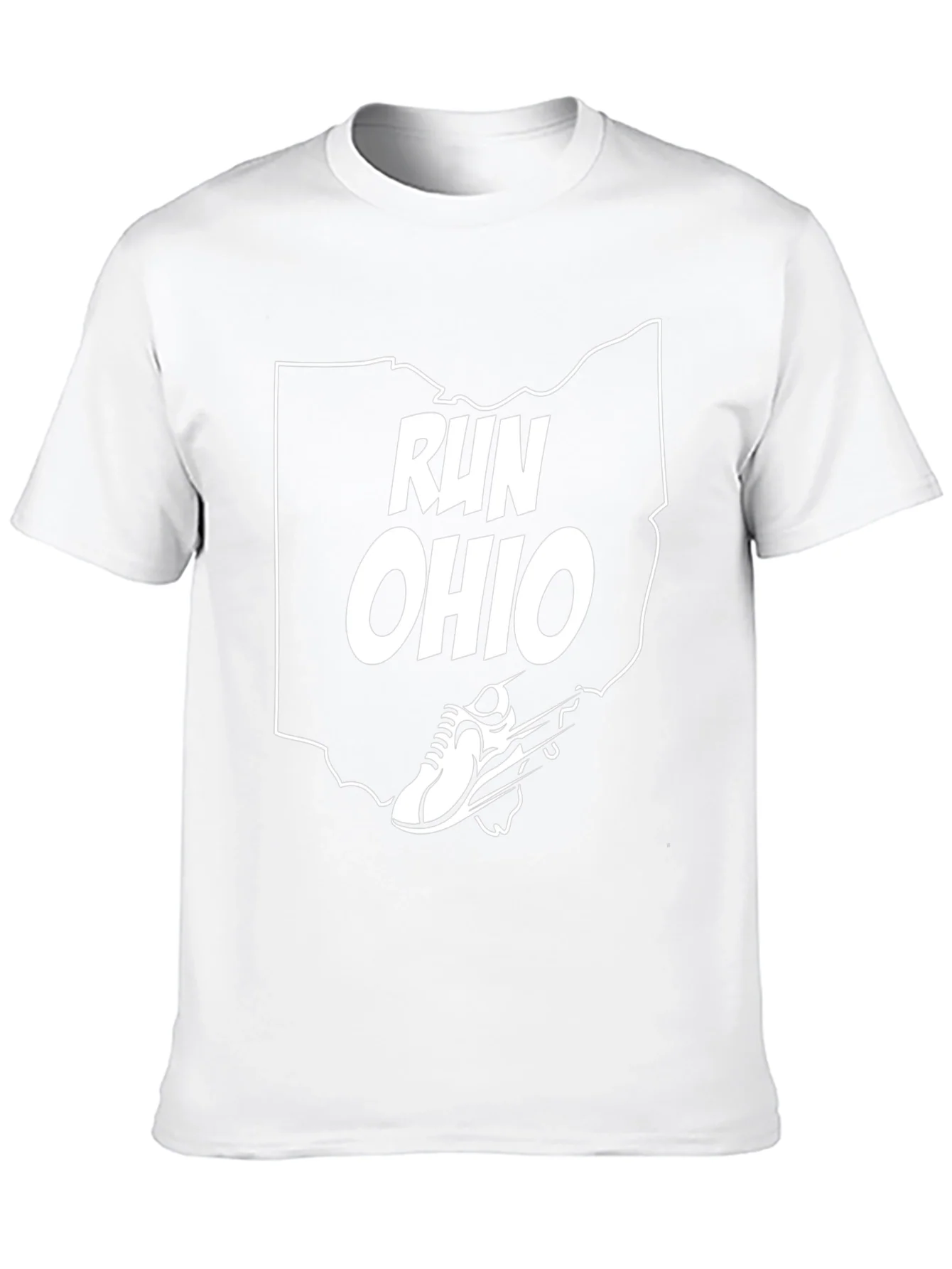 Rebbecca Run Ohio State Outline T-Shirt