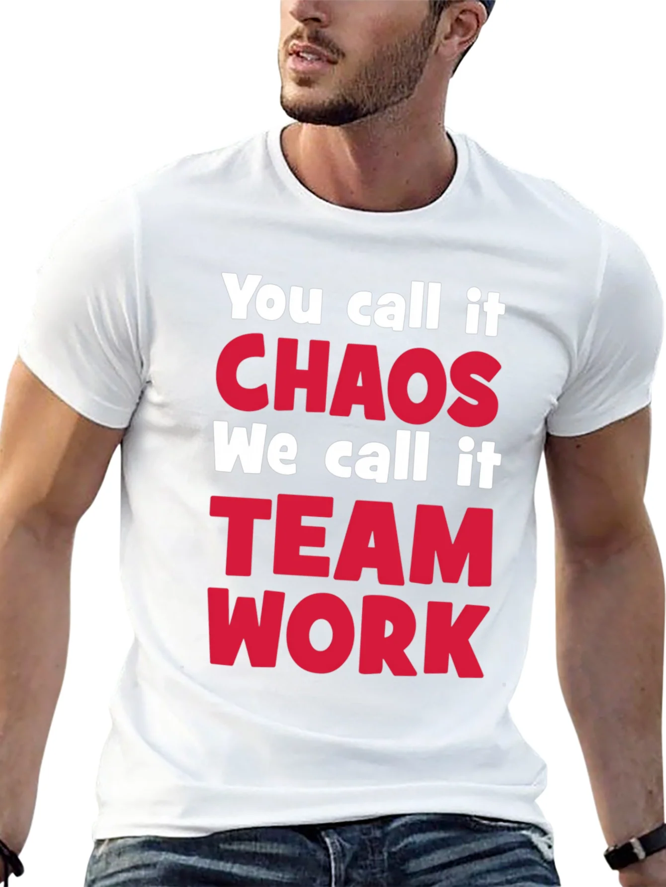 Rebbecca Chaos Teamwork T-Shirt Funny Team Tee