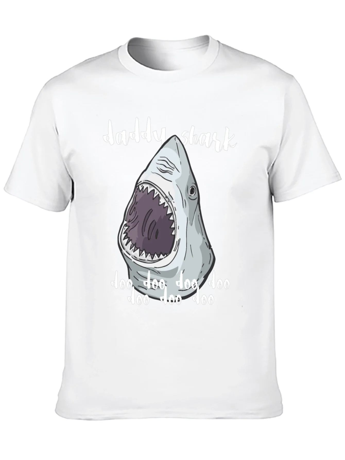 Camiseta Negra Hombre Daddy Shark