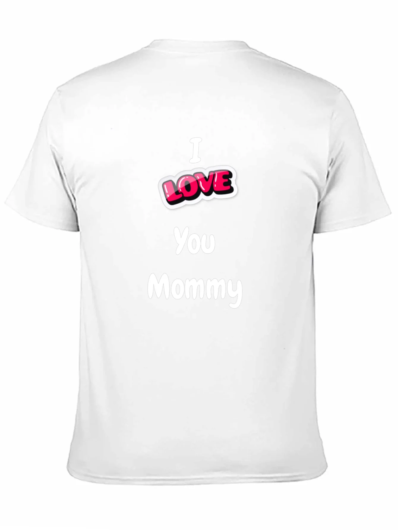 Camiseta Negra I Love You Mommy - Regalo Ideal