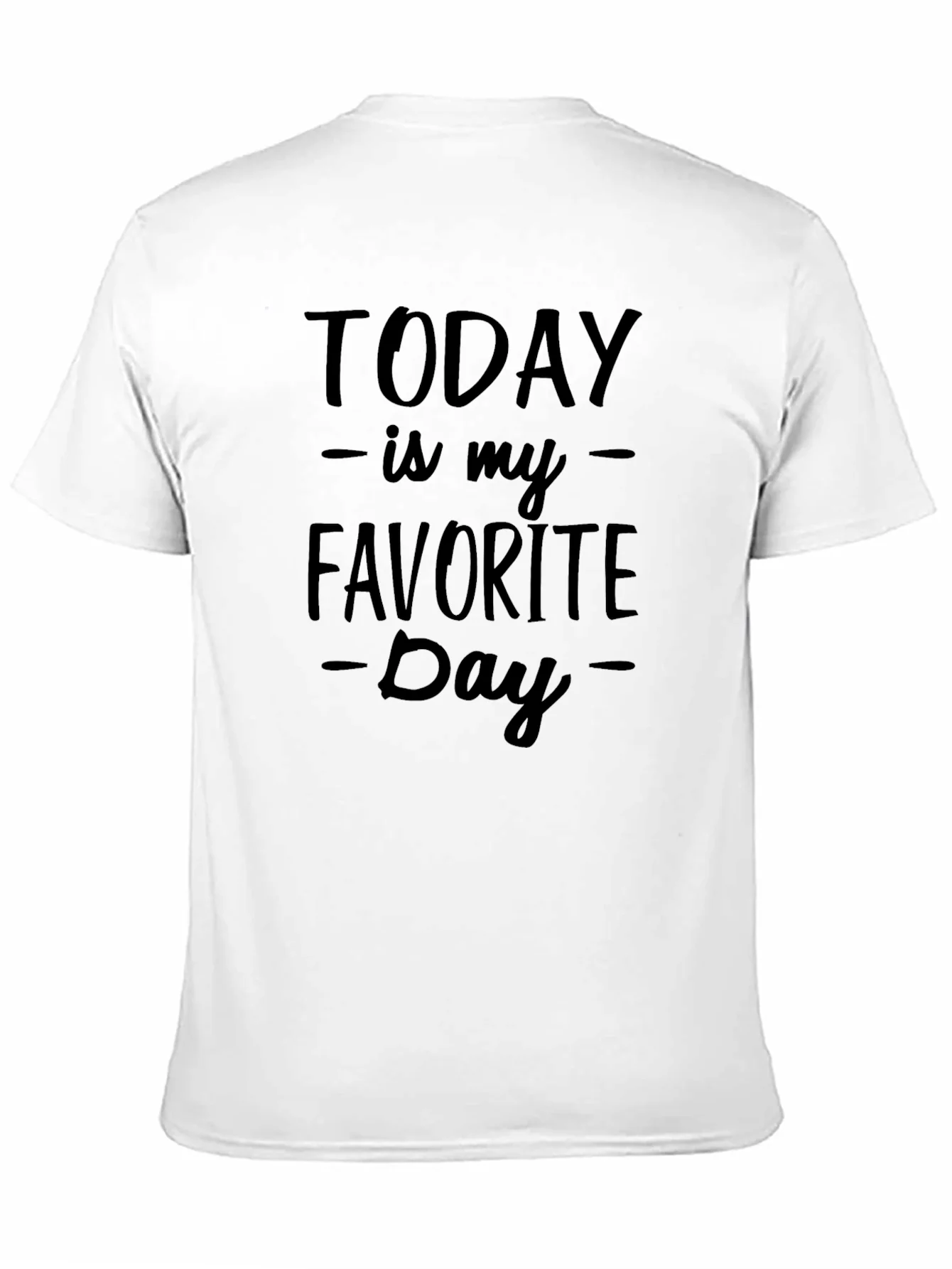 Camiseta Negra Hoy es mi d¨ªa favorito