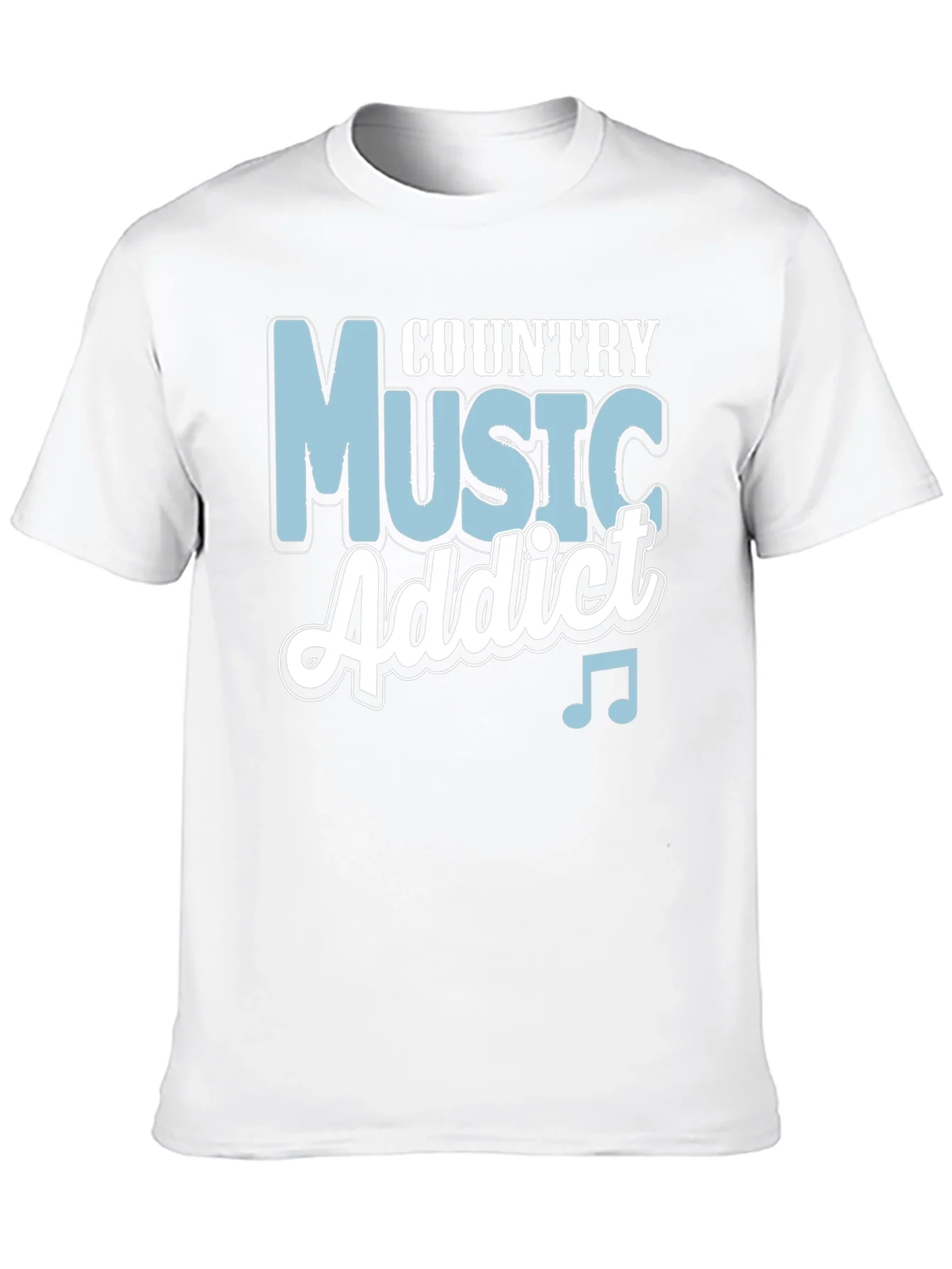 Camiseta Negra Country Music Addict