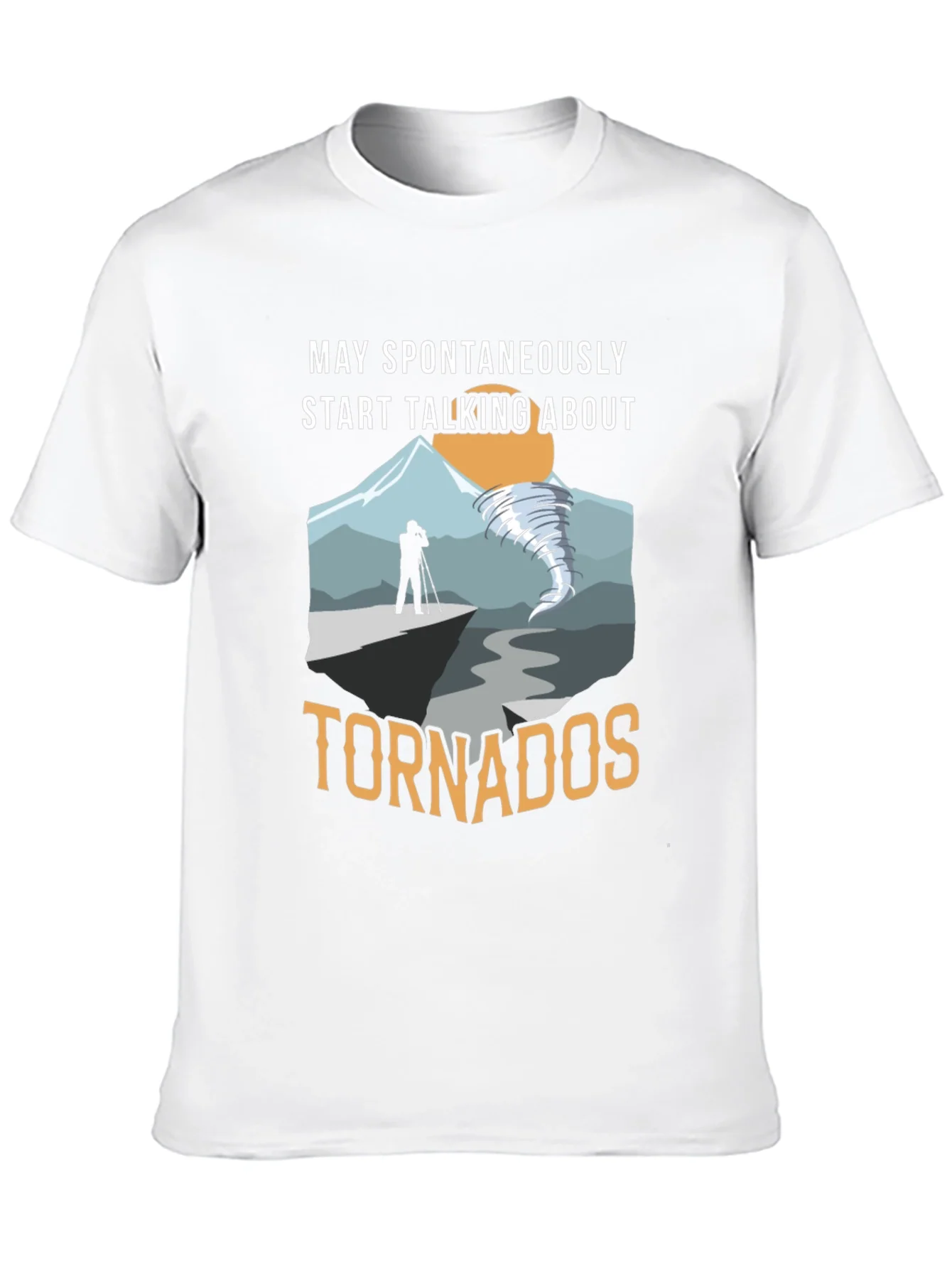 Camiseta Negra con Dise?o de Tornados para Aficionados