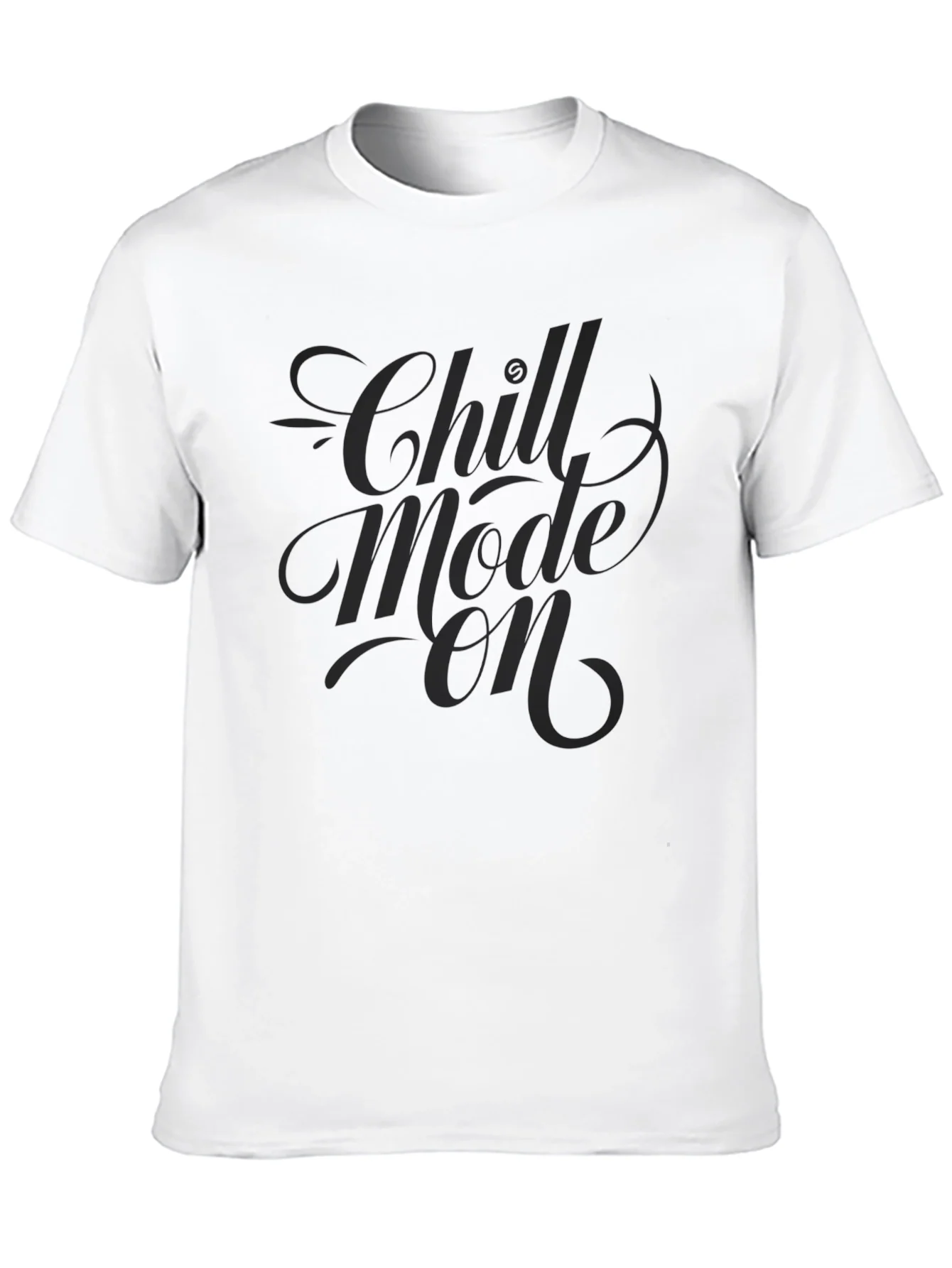 Rebbecca Chill Mode On Graphic Tee - Relaxed Style